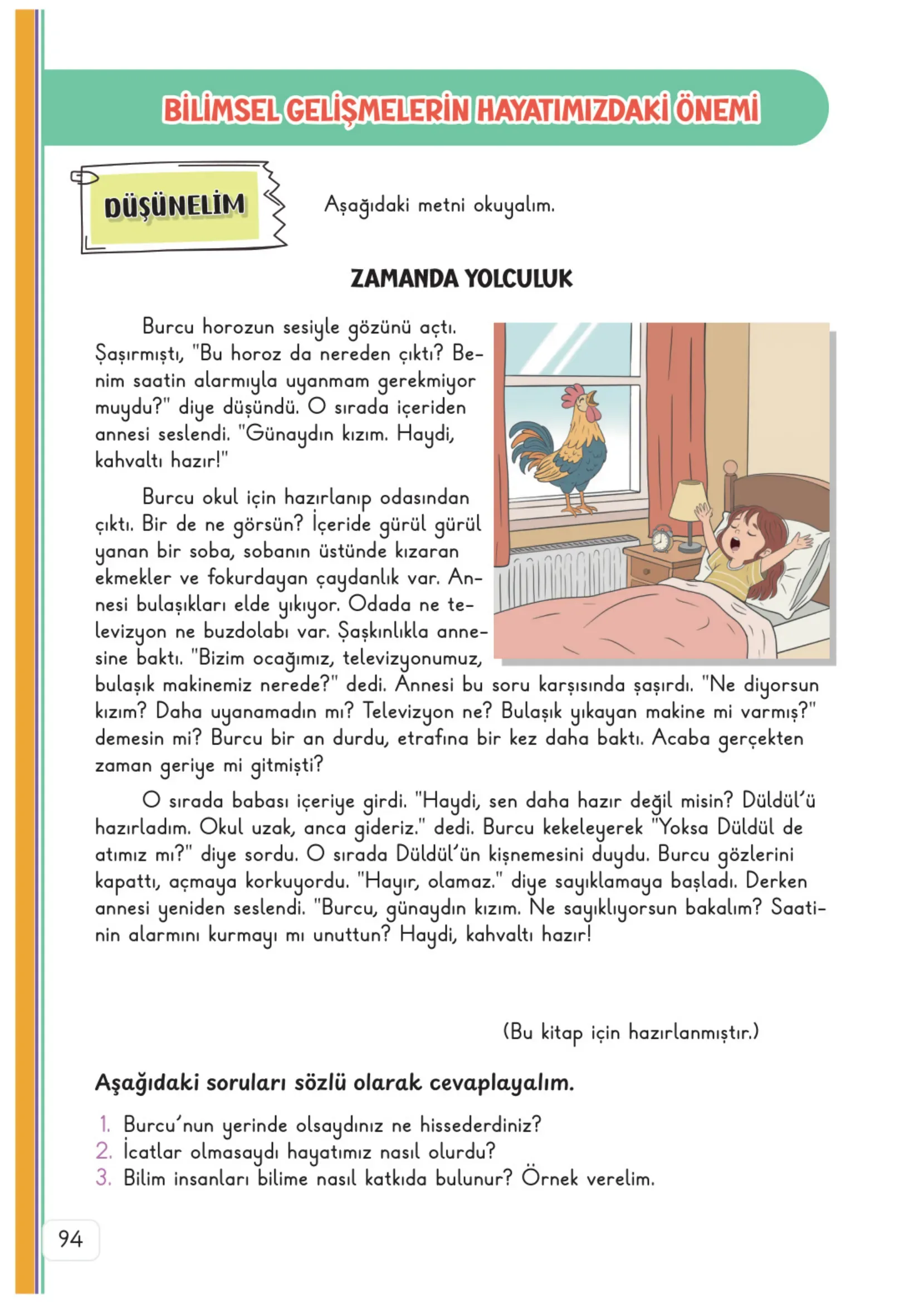 3. Sınıf Hayat Bilgisi Ders Kitabı Cevapları Meb Yayınları 2. Kitap Sayfa 94
