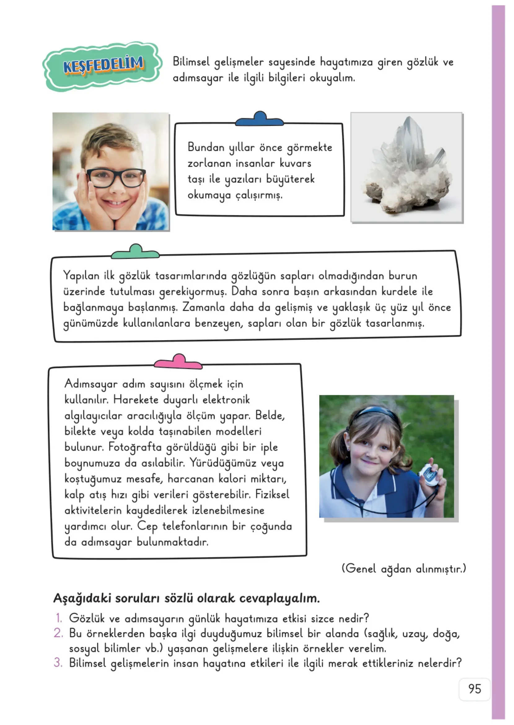 3. Sınıf Hayat Bilgisi Ders Kitabı Cevapları Meb Yayınları 2. Kitap Sayfa 95