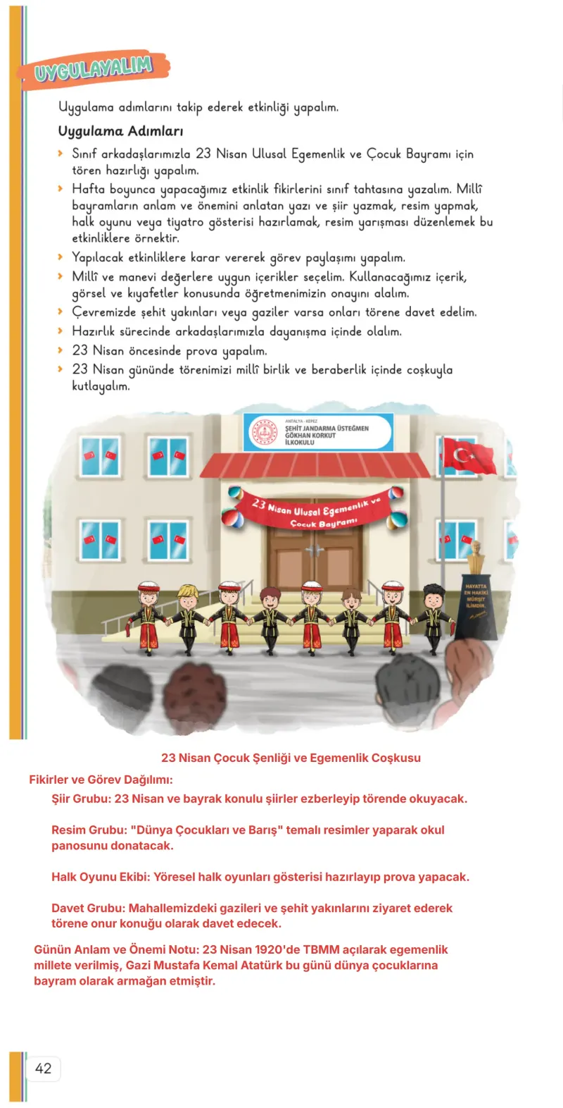 3. Sınıf Hayat Bilgisi Ders Kitabı Cevapları Meb Yayınları 2. Kitap Sayfa 42 Çözüm Görseli