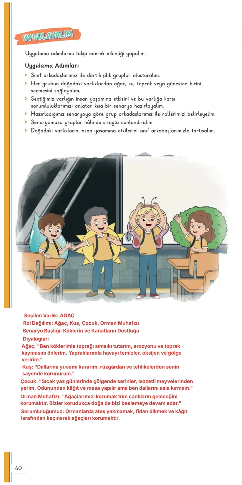 3. Sınıf Hayat Bilgisi Ders Kitabı Cevapları Meb Yayınları 2. Kitap Sayfa 60 Çözüm Görseli
