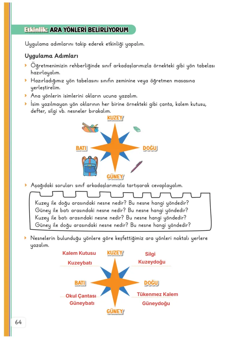 3. Sınıf Hayat Bilgisi Ders Kitabı Cevapları Meb Yayınları 2. Kitap Sayfa 64 Çözüm Görseli