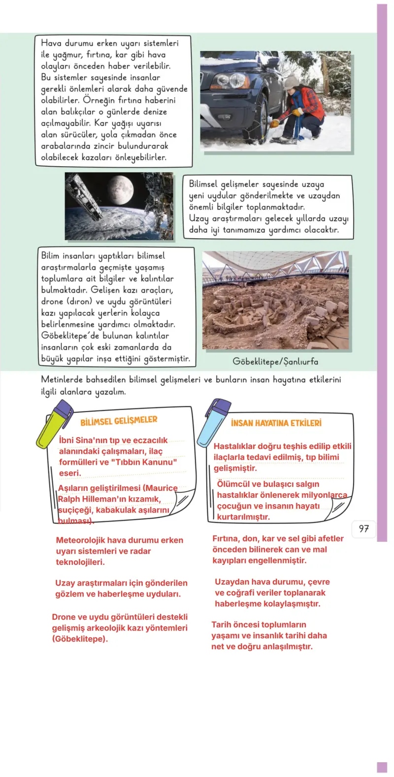 3. Sınıf Hayat Bilgisi Ders Kitabı Cevapları Meb Yayınları 2. Kitap Sayfa 97 Çözüm Görseli