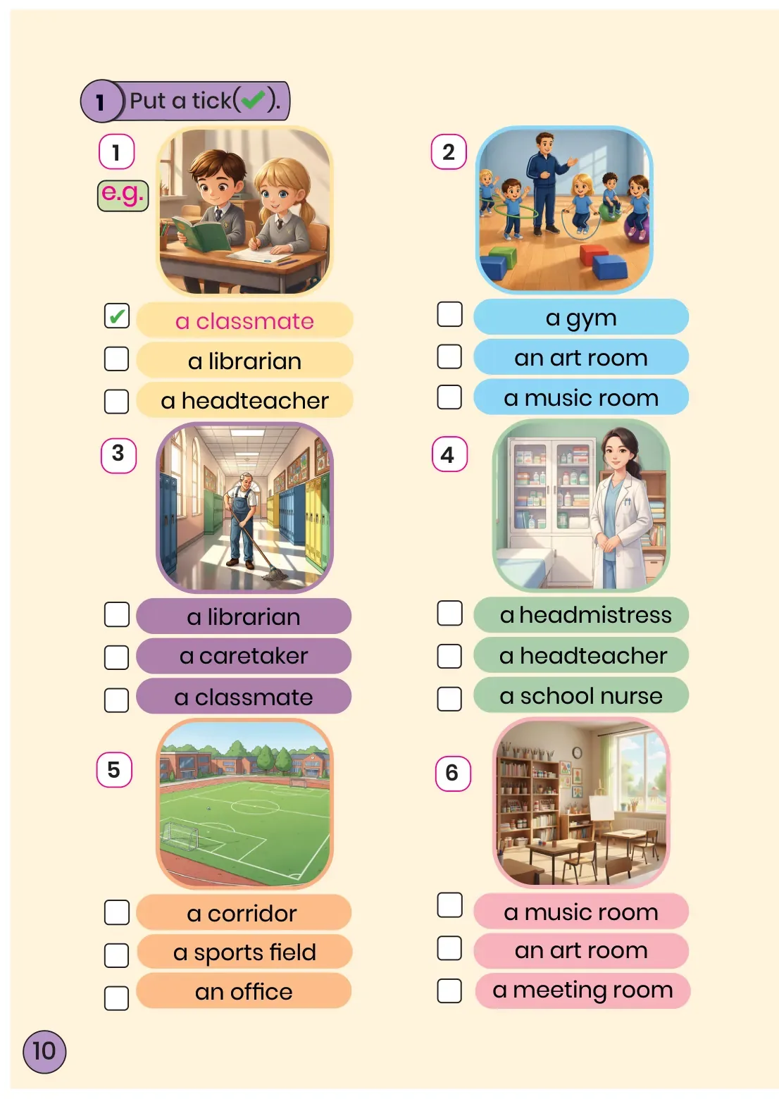 3. Sınıf İngilizce Ders Kitabı Cevapları Meb Yayınları Çalışma Kitabı Sayfa 10