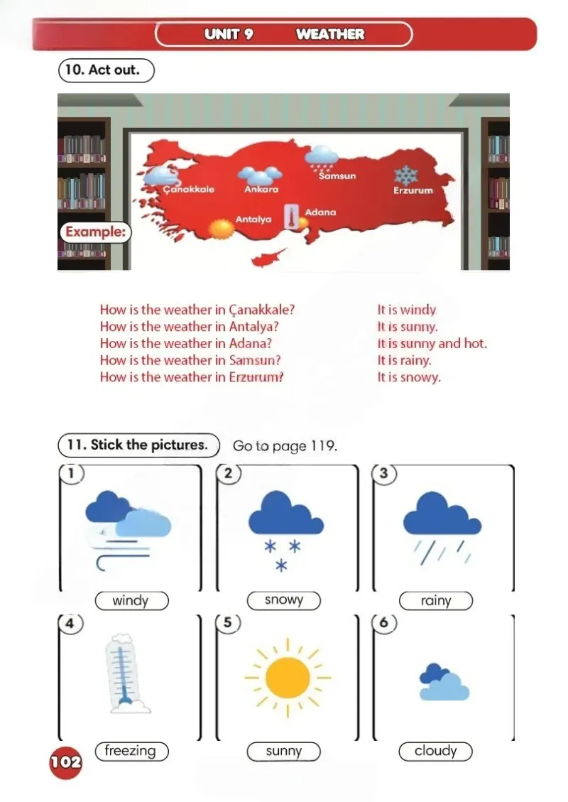 3. Sınıf İngilizce Ders Kitabı Cevapları Meb Yayınları Sayfa 102 Çözüm Görseli