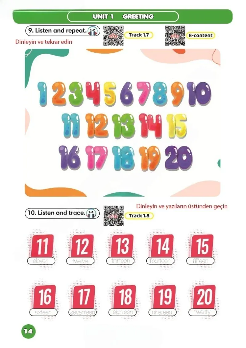 3. Sınıf İngilizce Ders Kitabı Cevapları Meb Yayınları Sayfa 14 Çözüm Görseli