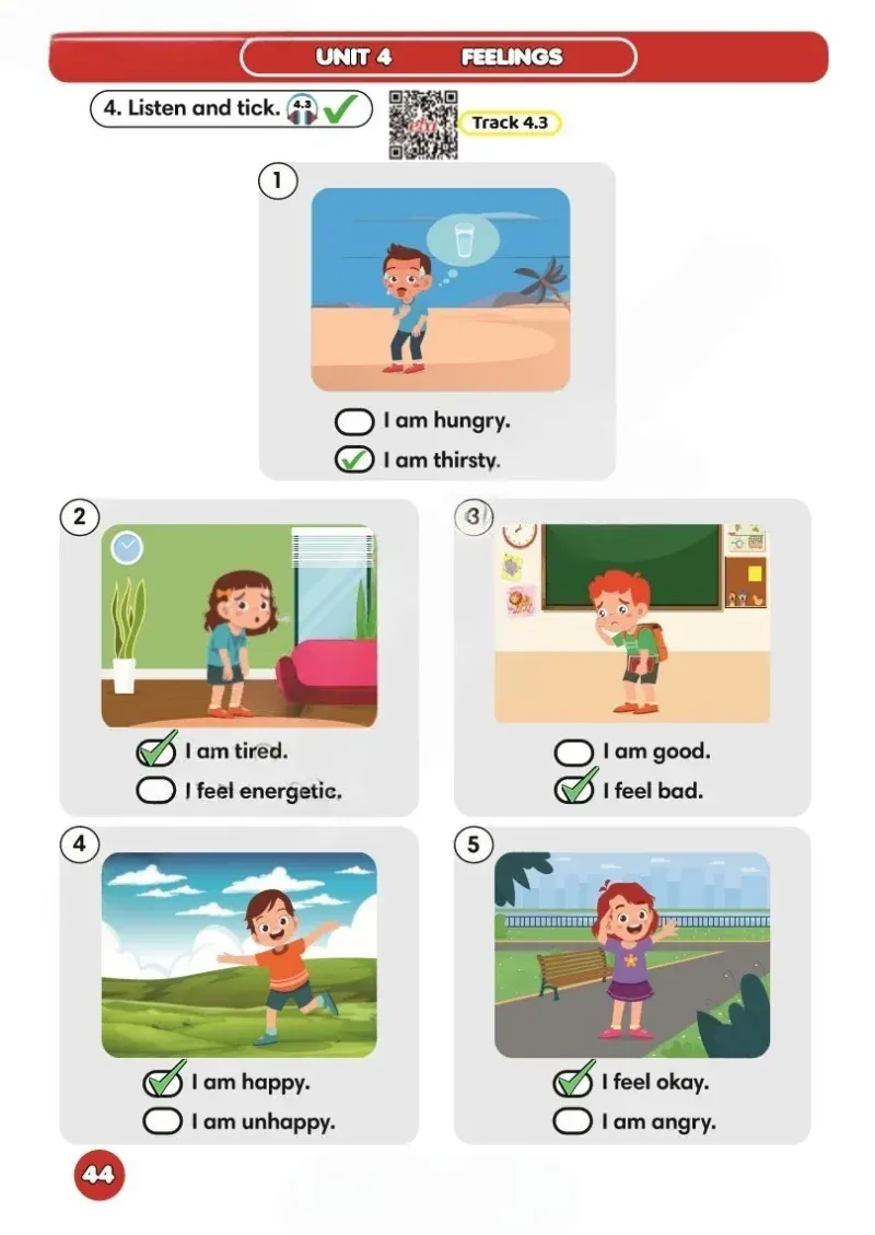 3. Sınıf İngilizce Ders Kitabı Cevapları Meb Yayınları Sayfa 44 Çözüm Görseli