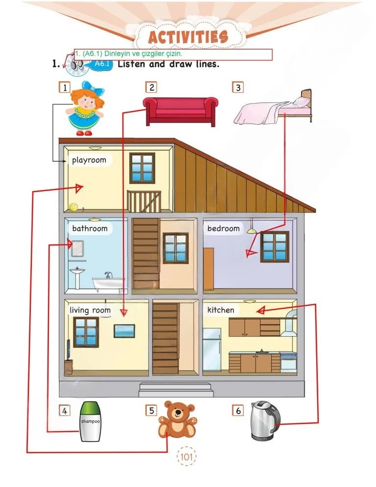 3. Sınıf İngilizce Ders Kitabı Cevapları Tutku Yayınları Sayfa 101 Çözüm Görseli