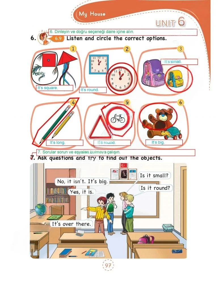 3. Sınıf İngilizce Ders Kitabı Cevapları Tutku Yayınları Sayfa 97 Çözüm Görseli