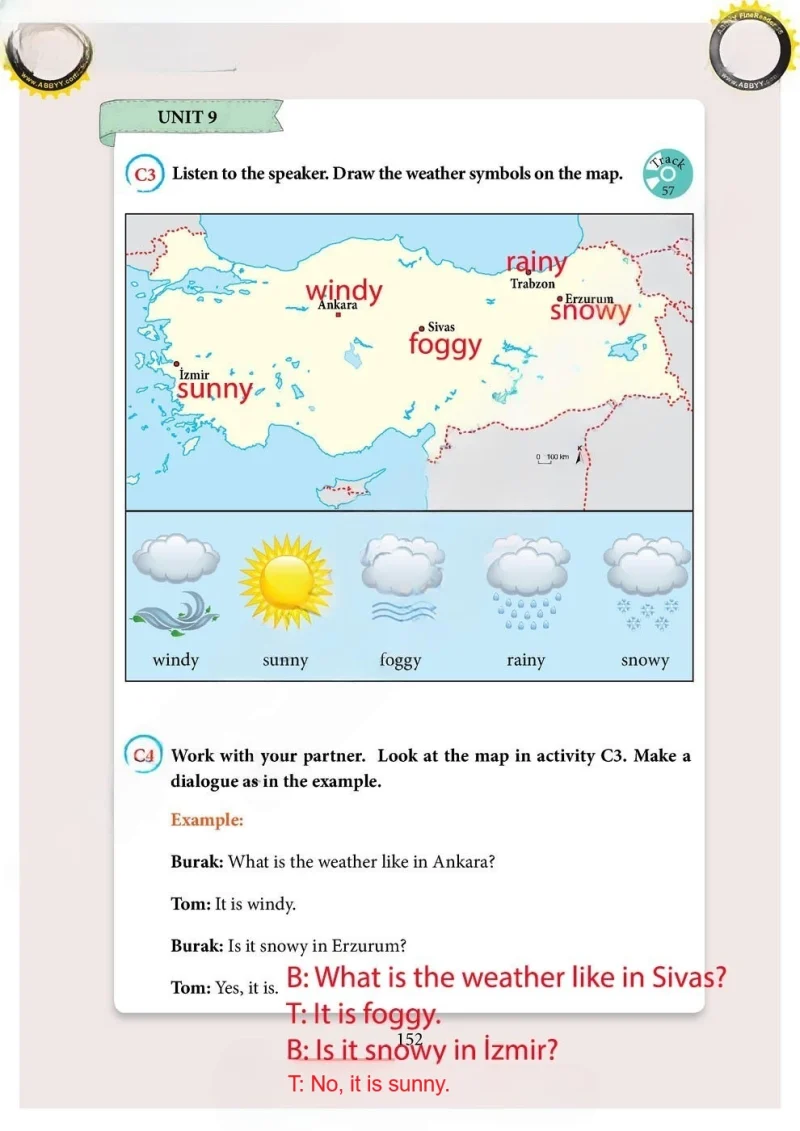3. Sınıf İngilizce Ders Kitabı Cevapları Yıldırım Yayınları Sayfa 152 Çözüm Görseli