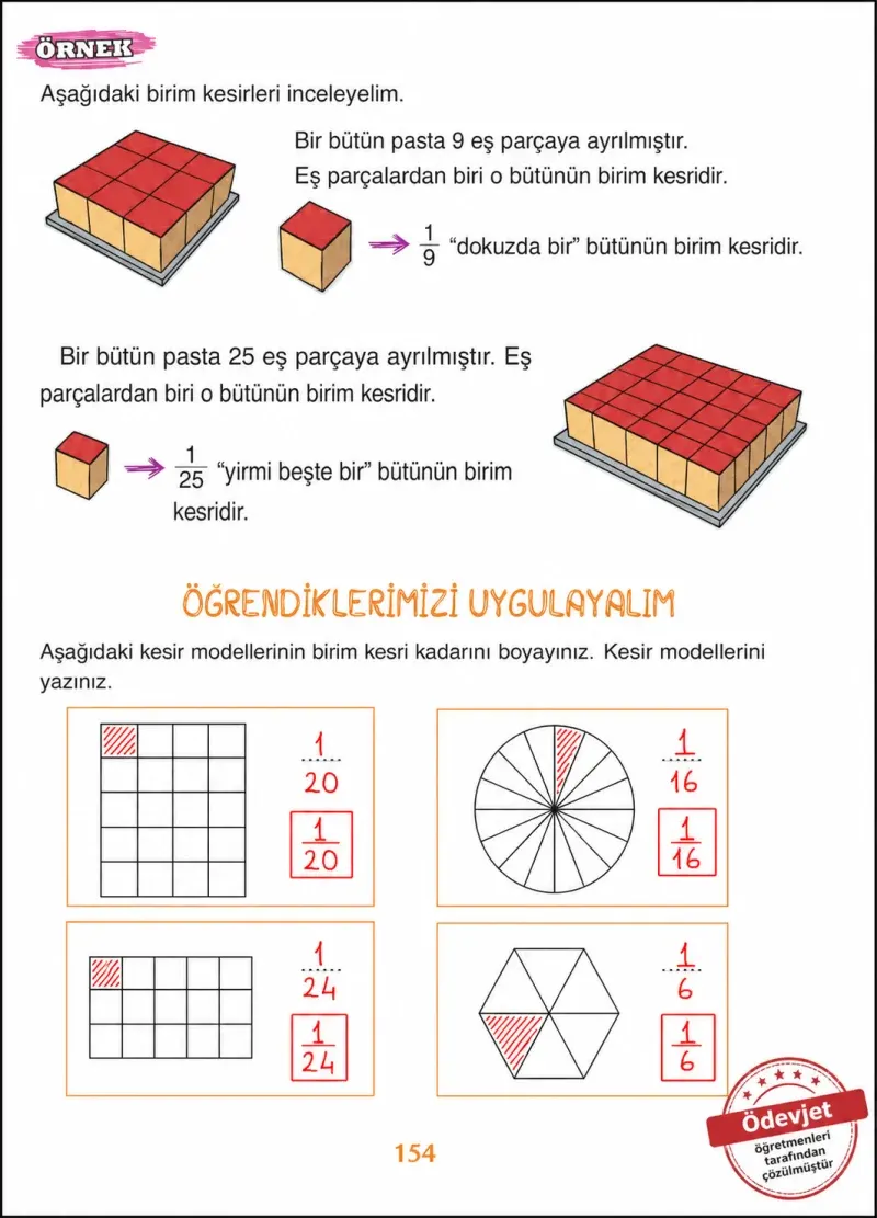 3. Sınıf Matematik Ders Kitabı Cevapları Ada Yayınları Sayfa 154 Çözüm Görseli