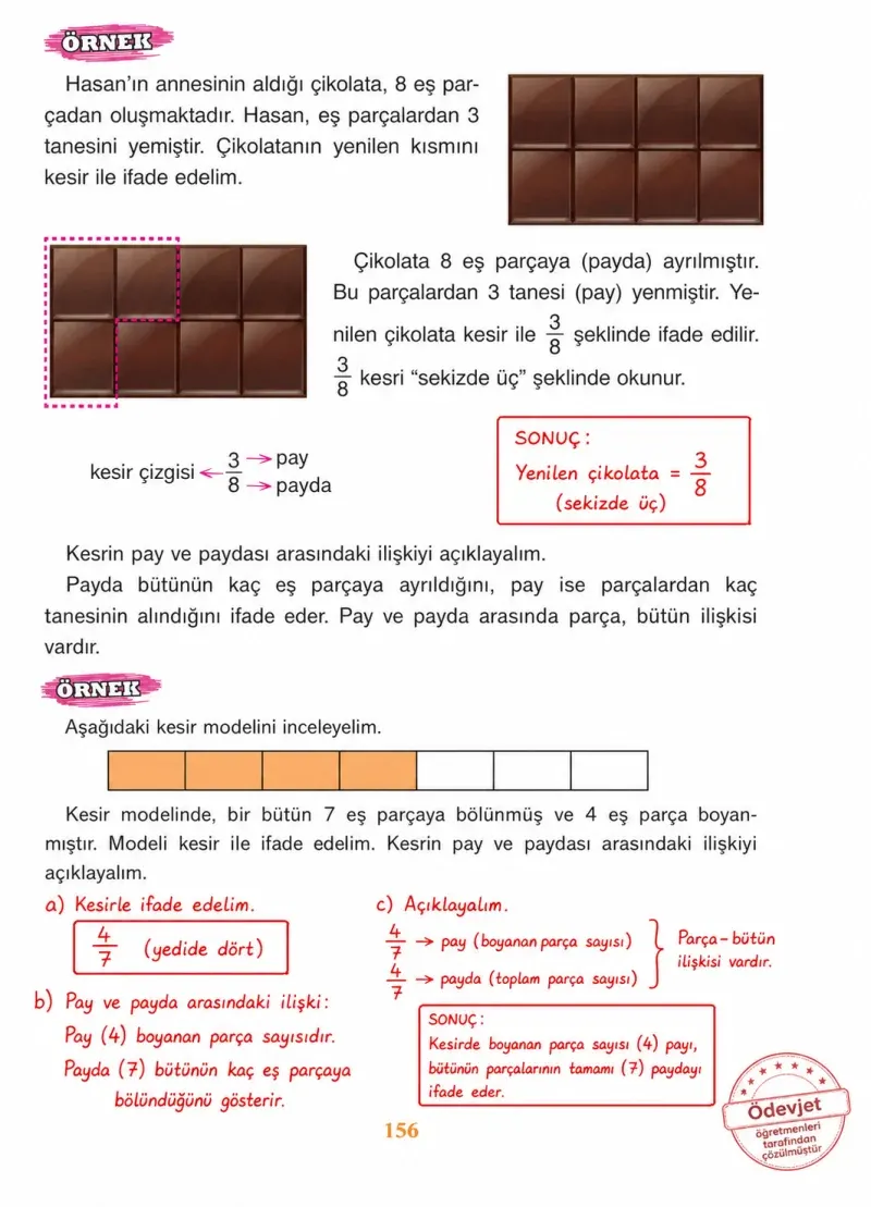 3. Sınıf Matematik Ders Kitabı Cevapları Ada Yayınları Sayfa 156 Çözüm Görseli