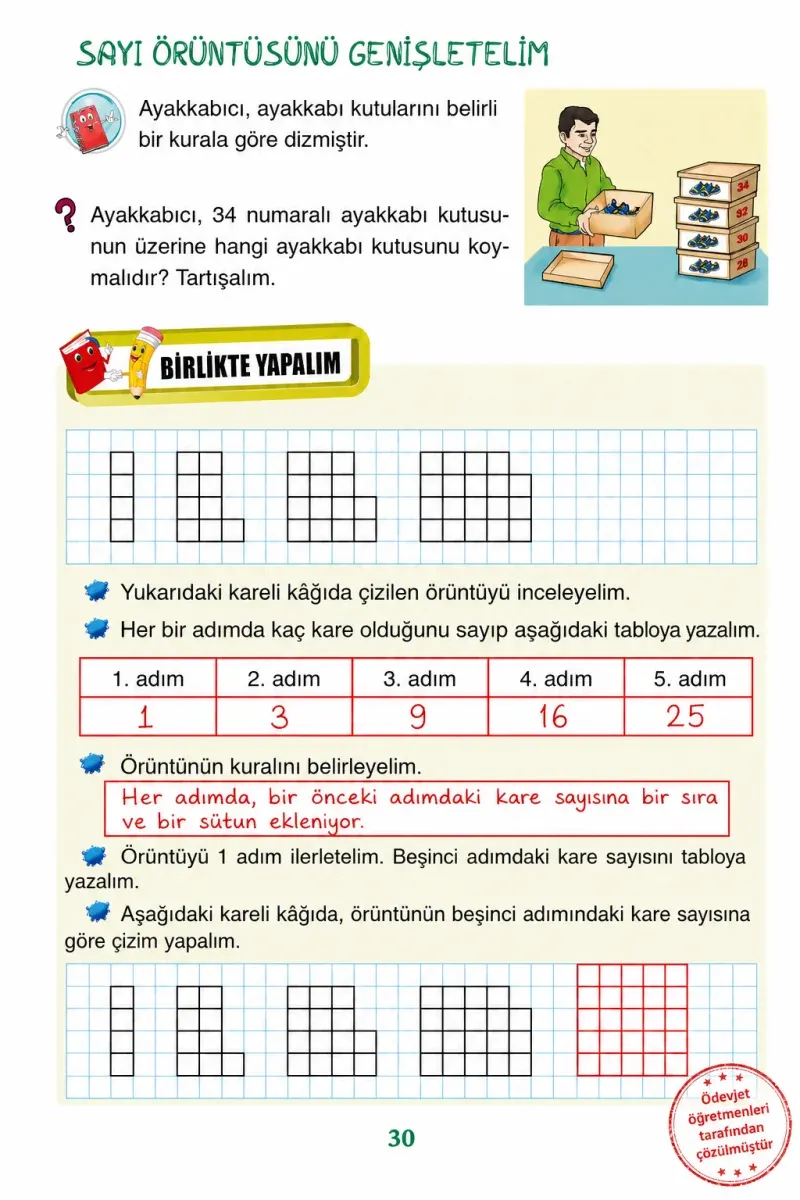 3. Sınıf Matematik Ders Kitabı Cevapları Ada Yayınları Sayfa 30 Çözüm Görseli