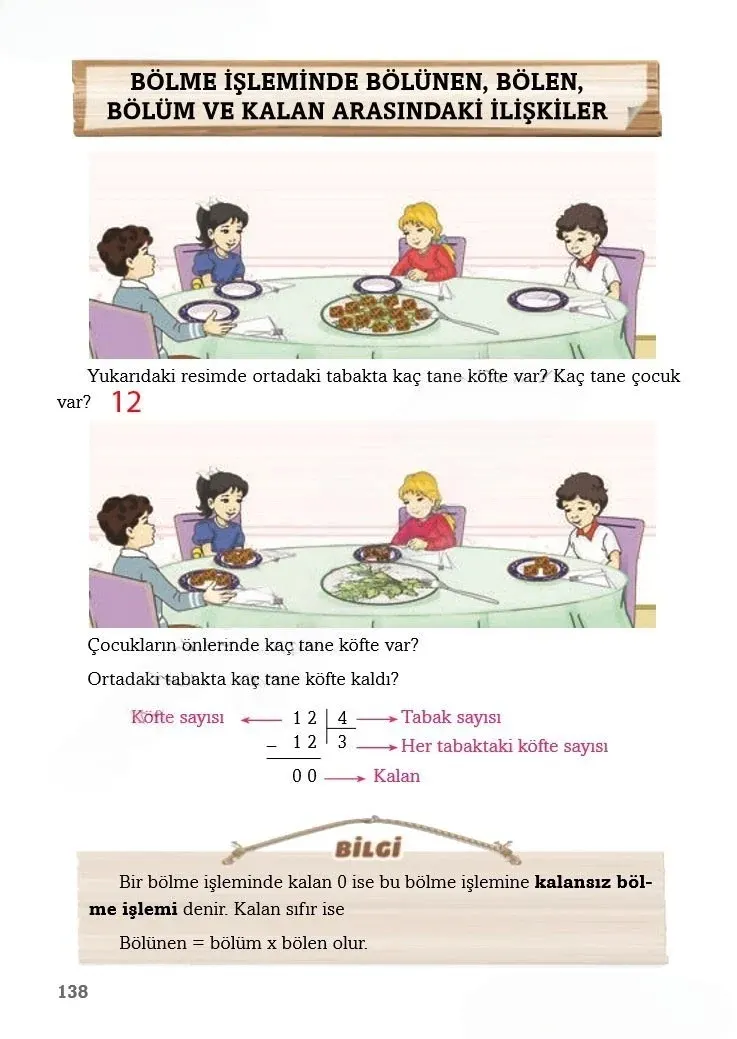 3. Sınıf Matematik Ders Kitabı Cevapları Ekoyay Yayınları Sayfa 138 Çözüm Görseli