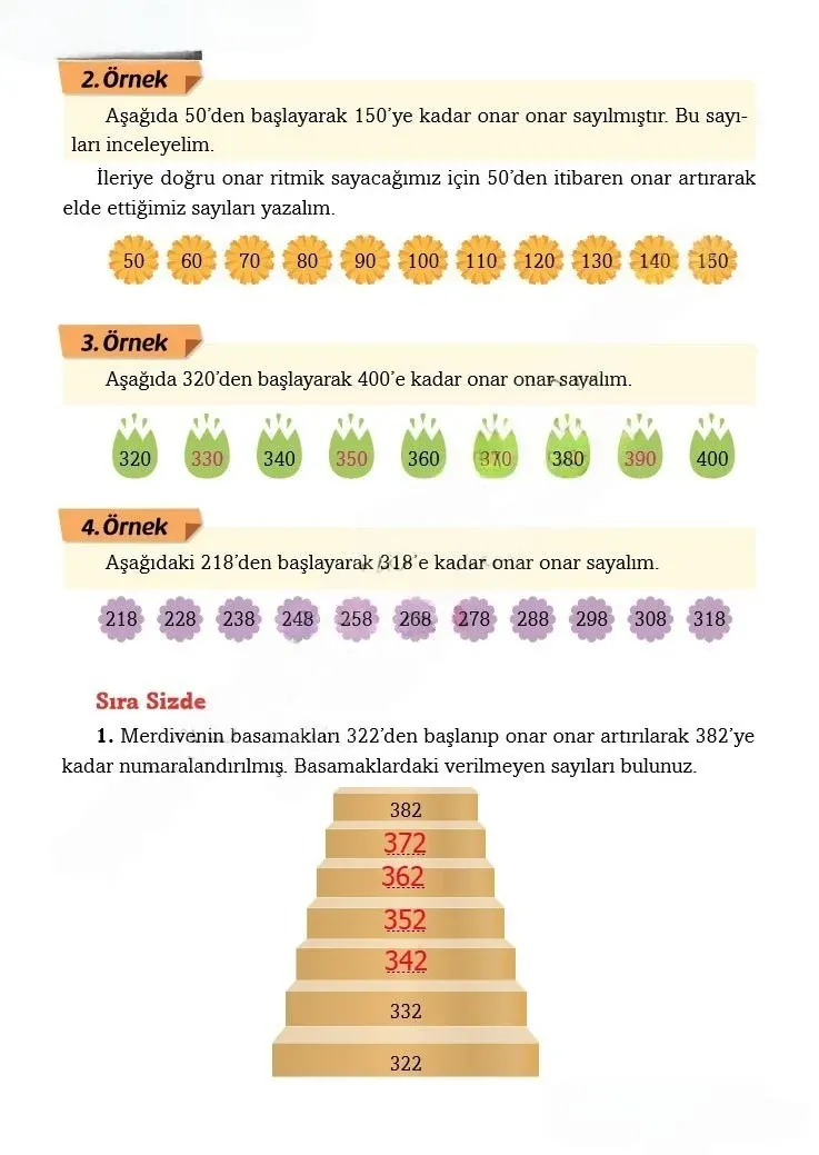 3. Sınıf Matematik Ders Kitabı Cevapları Ekoyay Yayınları Sayfa 19 Çözüm Görseli