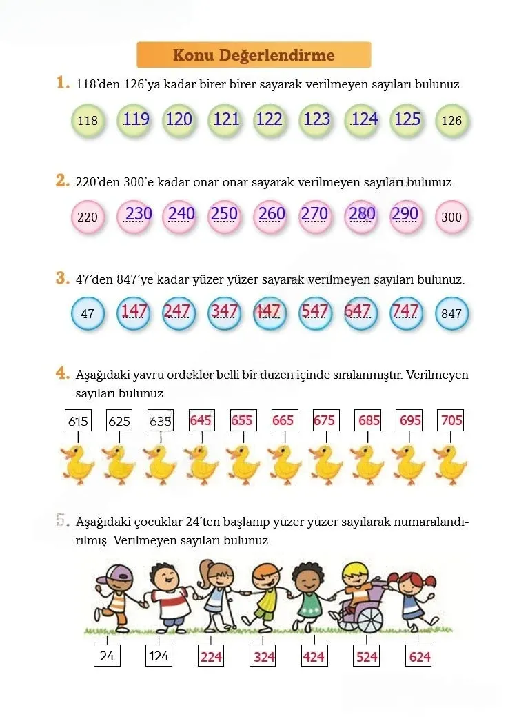 3. Sınıf Matematik Ders Kitabı Cevapları Ekoyay Yayınları Sayfa 21 Çözüm Görseli