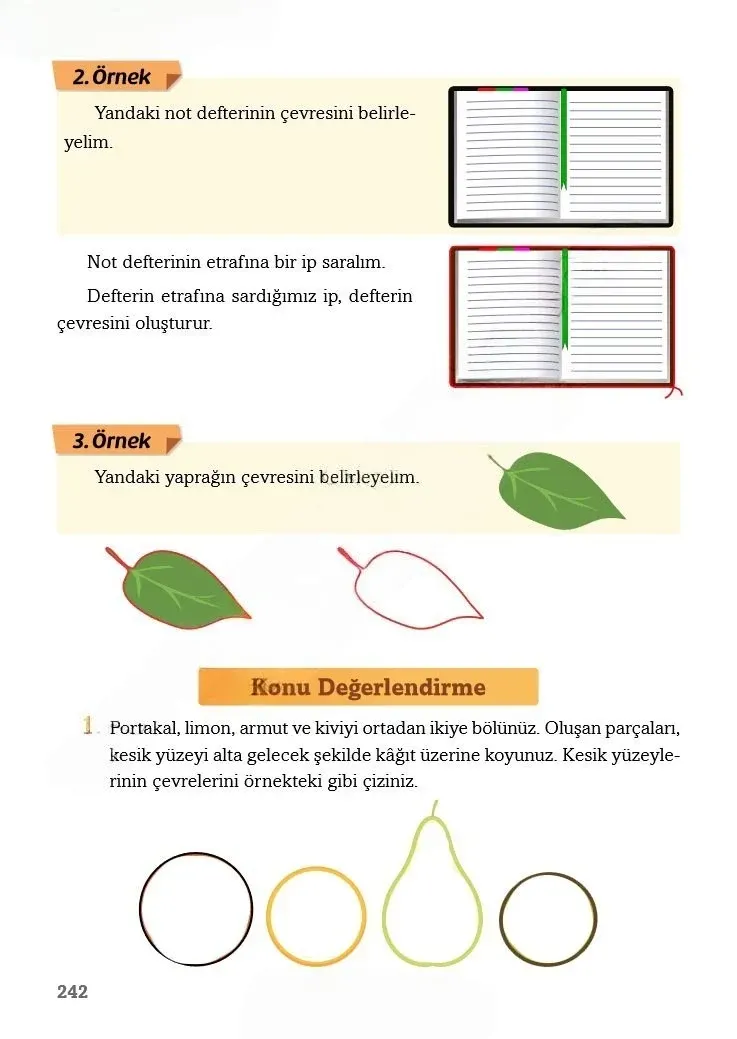 3. Sınıf Matematik Ders Kitabı Cevapları Ekoyay Yayınları Sayfa 242 Çözüm Görseli