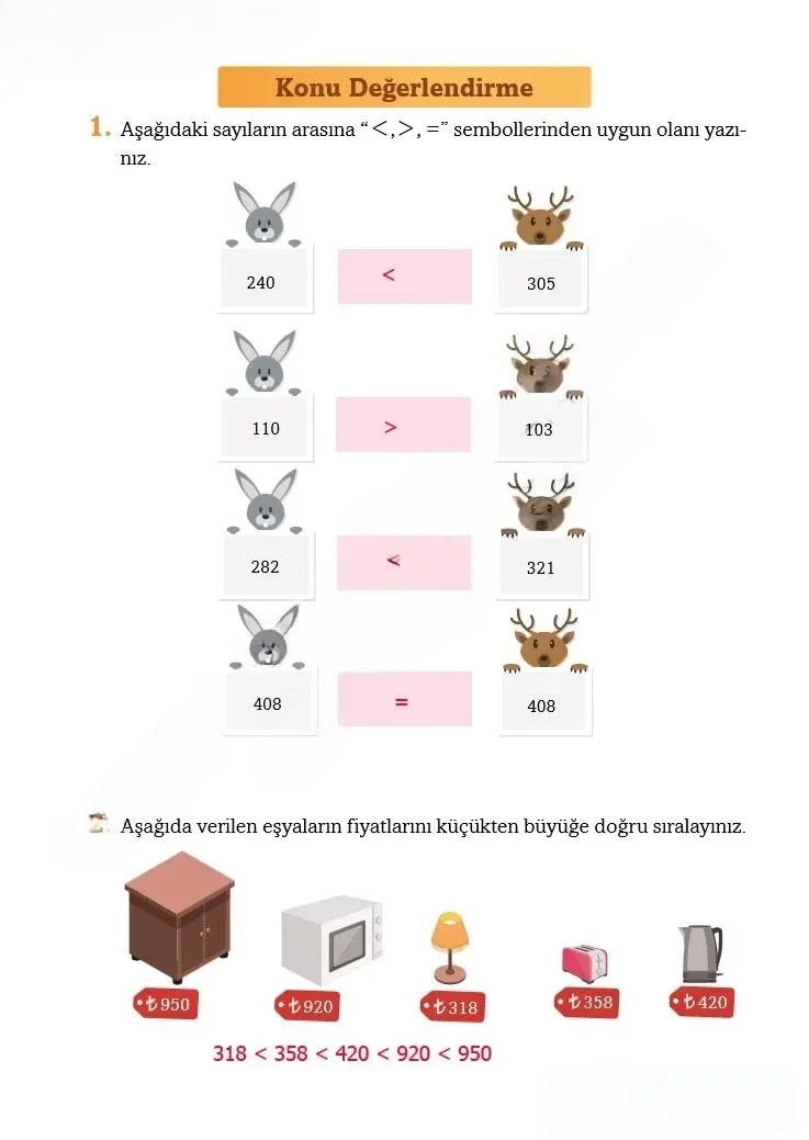 3. Sınıf Matematik Ders Kitabı Cevapları Ekoyay Yayınları Sayfa 35 Çözüm Görseli