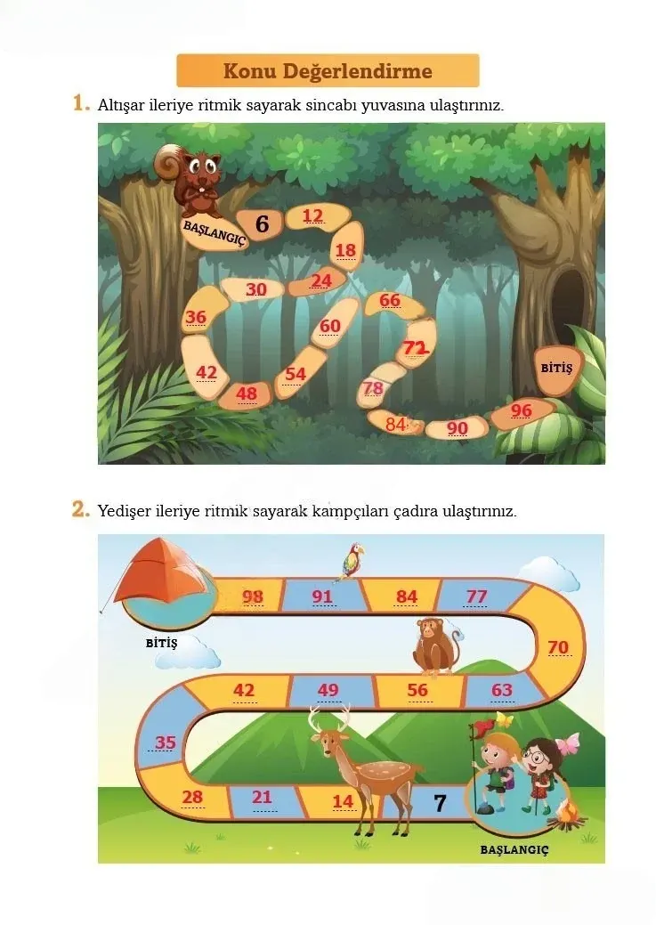 3. Sınıf Matematik Ders Kitabı Cevapları Ekoyay Yayınları Sayfa 41 Çözüm Görseli