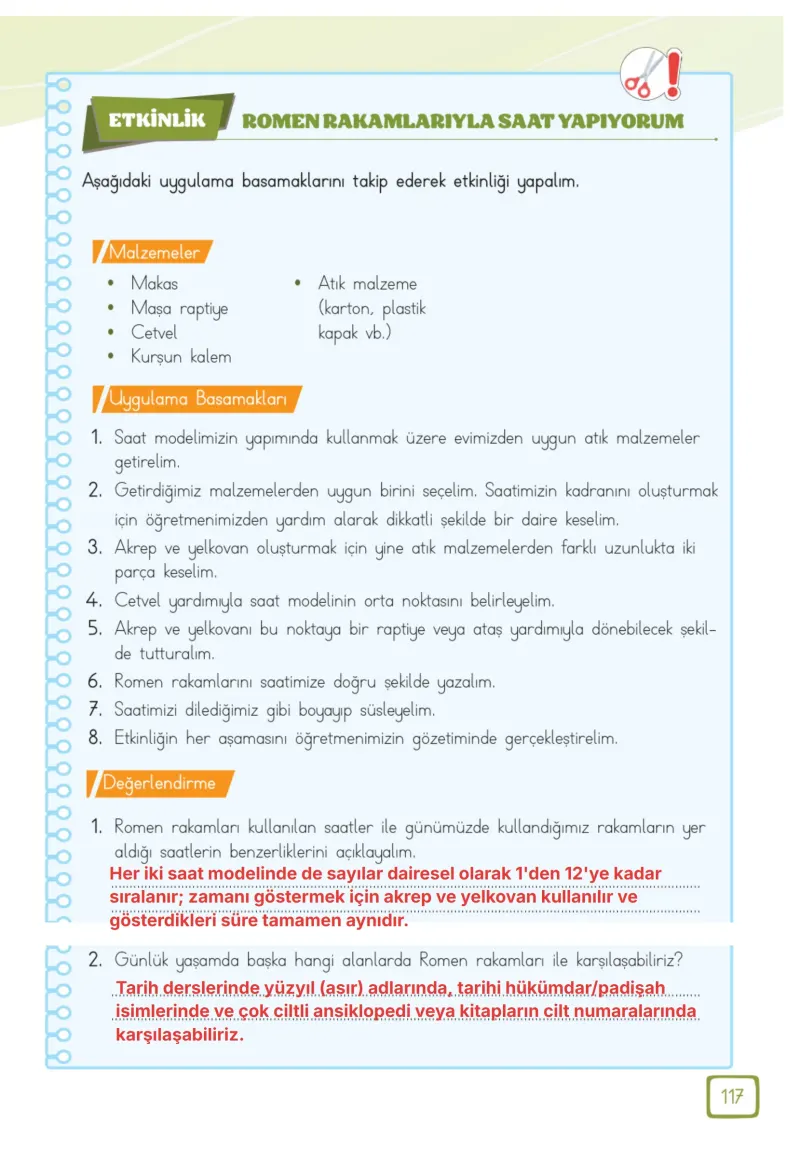3. Sınıf Matematik Ders Kitabı Cevapları Meb Yayınları 1. Kitap Sayfa 117 Çözüm Görseli