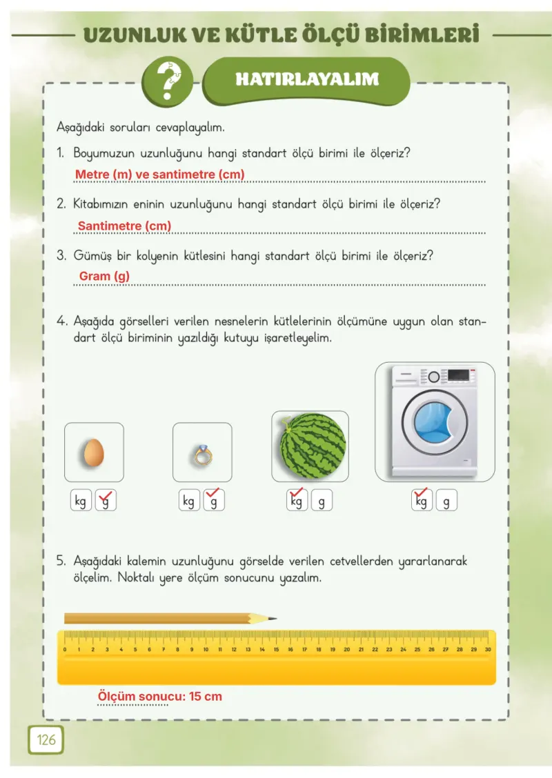3. Sınıf Matematik Ders Kitabı Cevapları Meb Yayınları 1. Kitap Sayfa 126 Çözüm Görseli