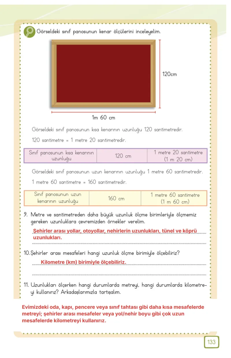 3. Sınıf Matematik Ders Kitabı Cevapları Meb Yayınları 1. Kitap Sayfa 133 Çözüm Görseli