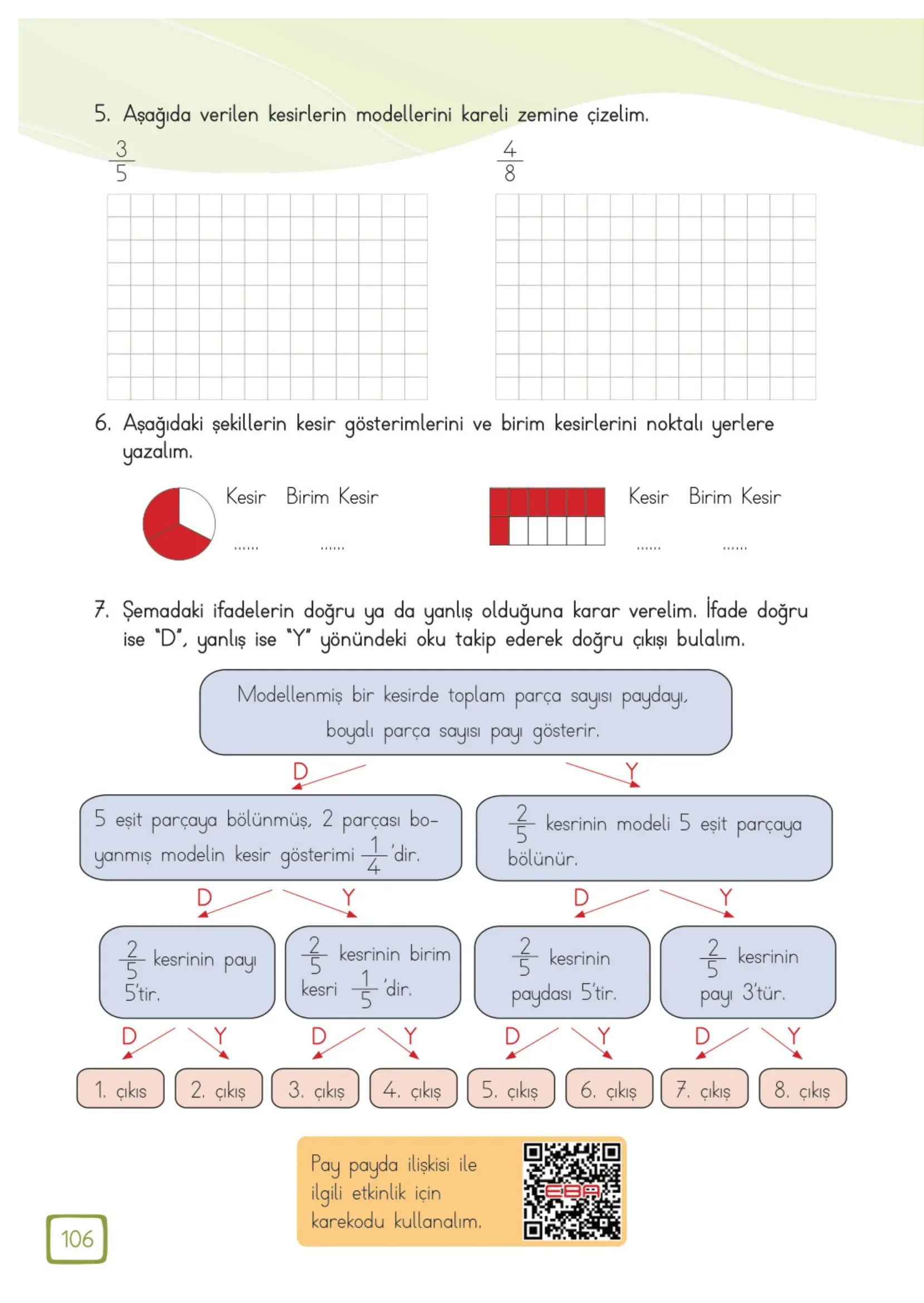 3. Sınıf Matematik Ders Kitabı Cevapları Meb Yayınları 1. Kitap Sayfa 106