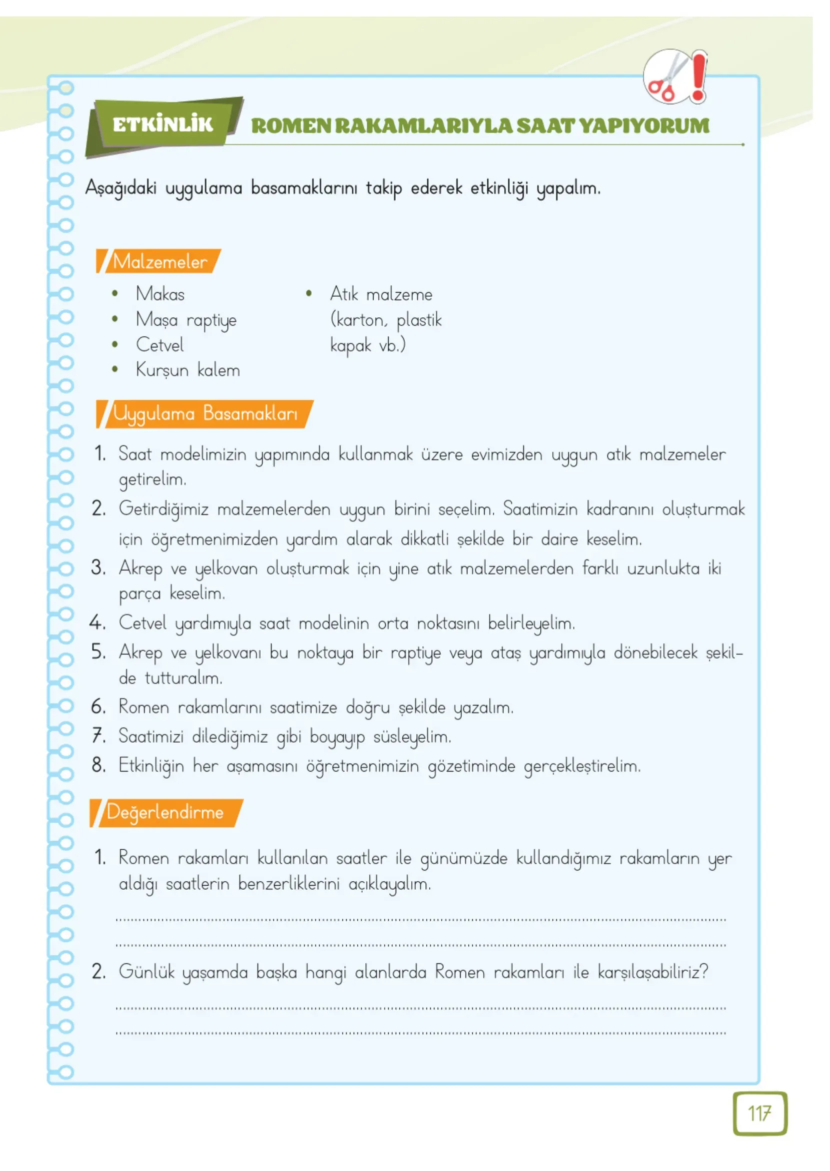 3. Sınıf Matematik Ders Kitabı Cevapları Meb Yayınları 1. Kitap Sayfa 117