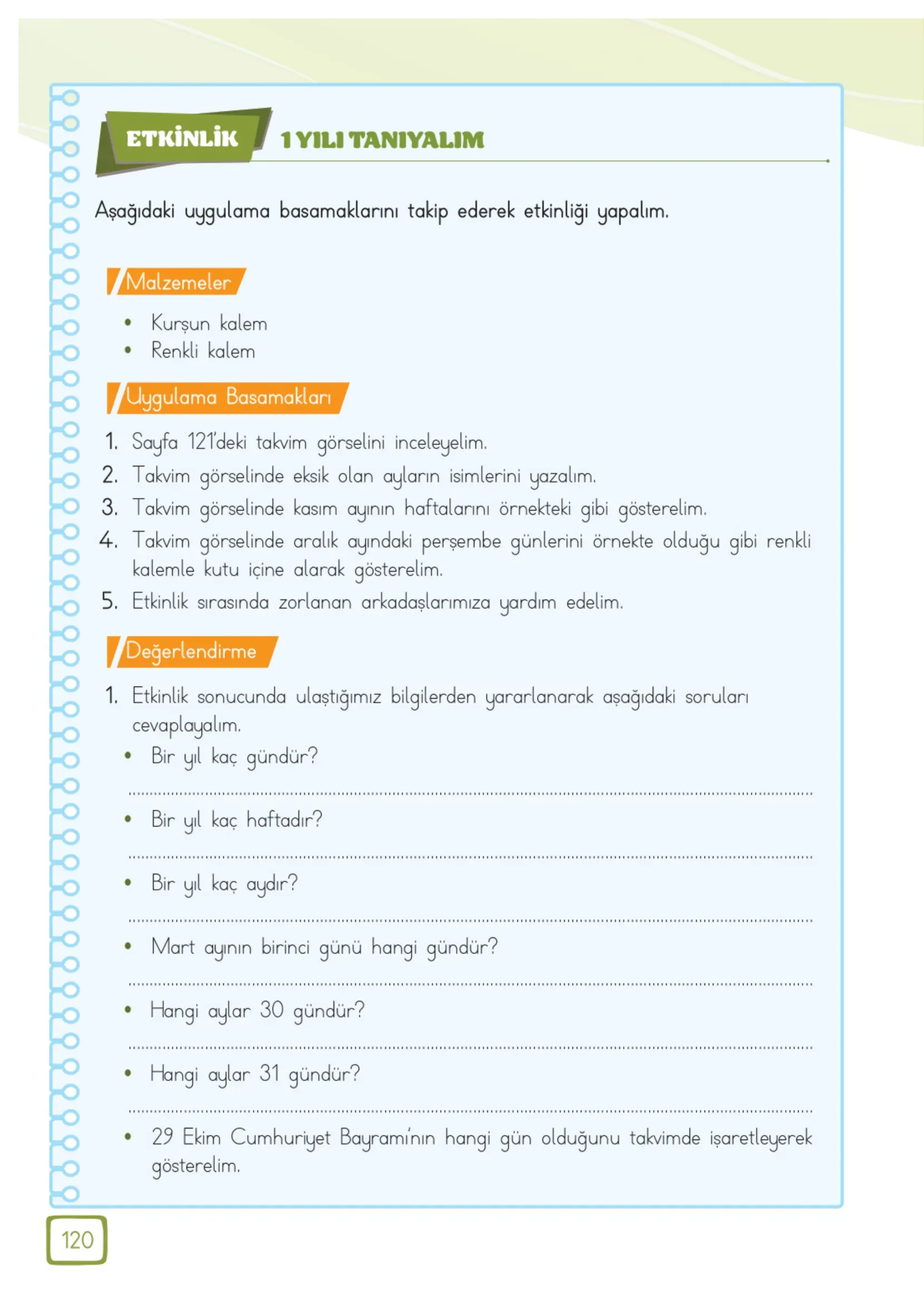 3. Sınıf Matematik Ders Kitabı Cevapları Meb Yayınları 1. Kitap Sayfa 120
