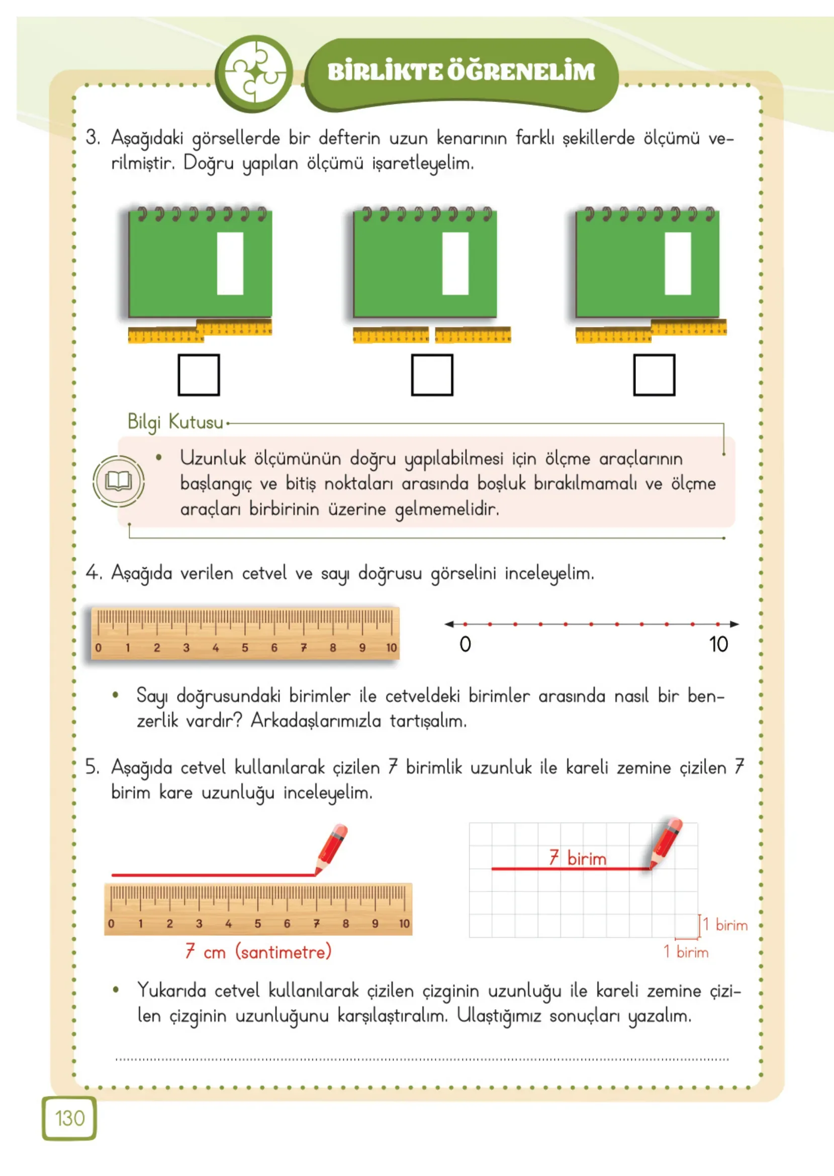 3. Sınıf Matematik Ders Kitabı Cevapları Meb Yayınları 1. Kitap Sayfa 130