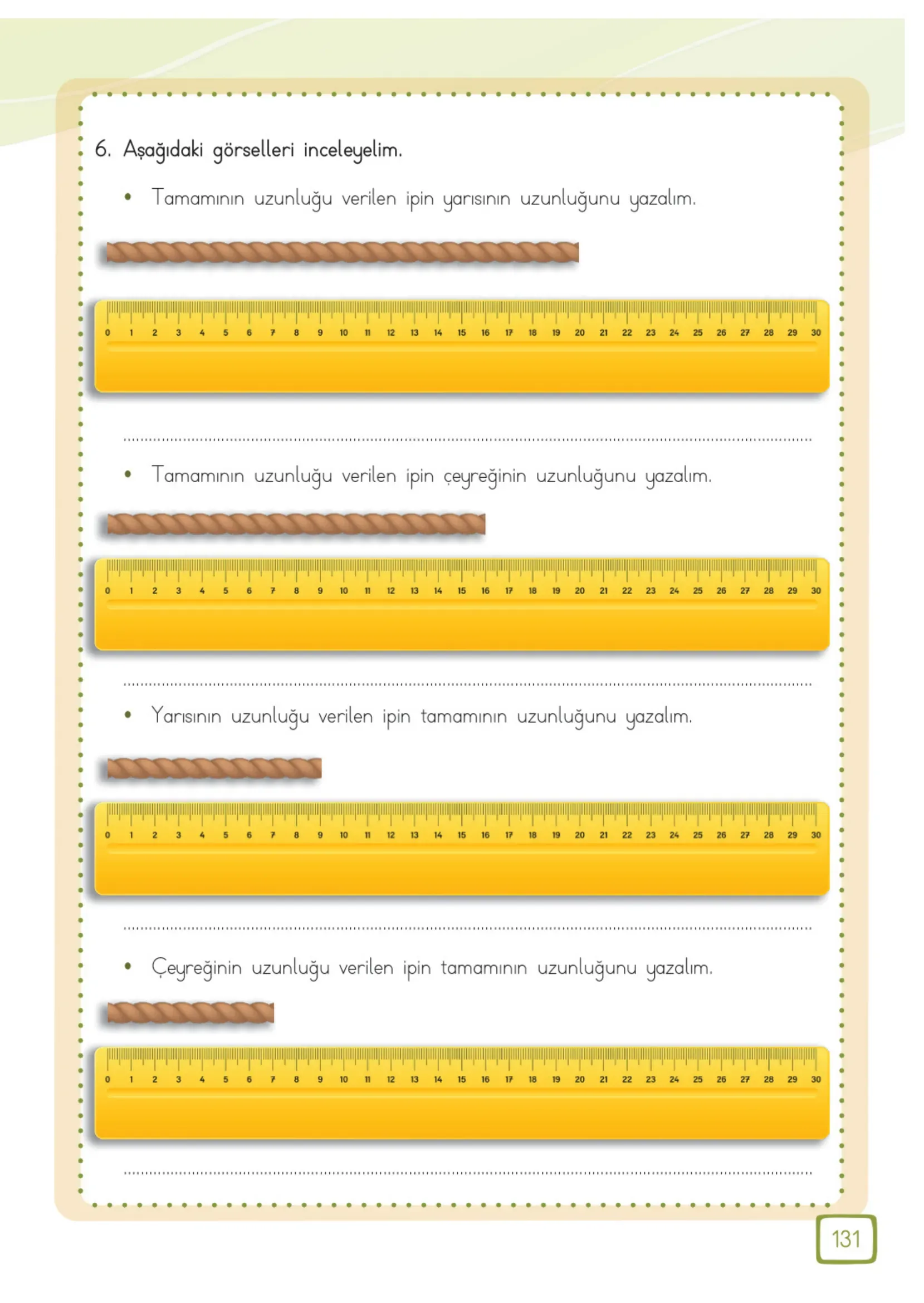 3. Sınıf Matematik Ders Kitabı Cevapları Meb Yayınları 1. Kitap Sayfa 131