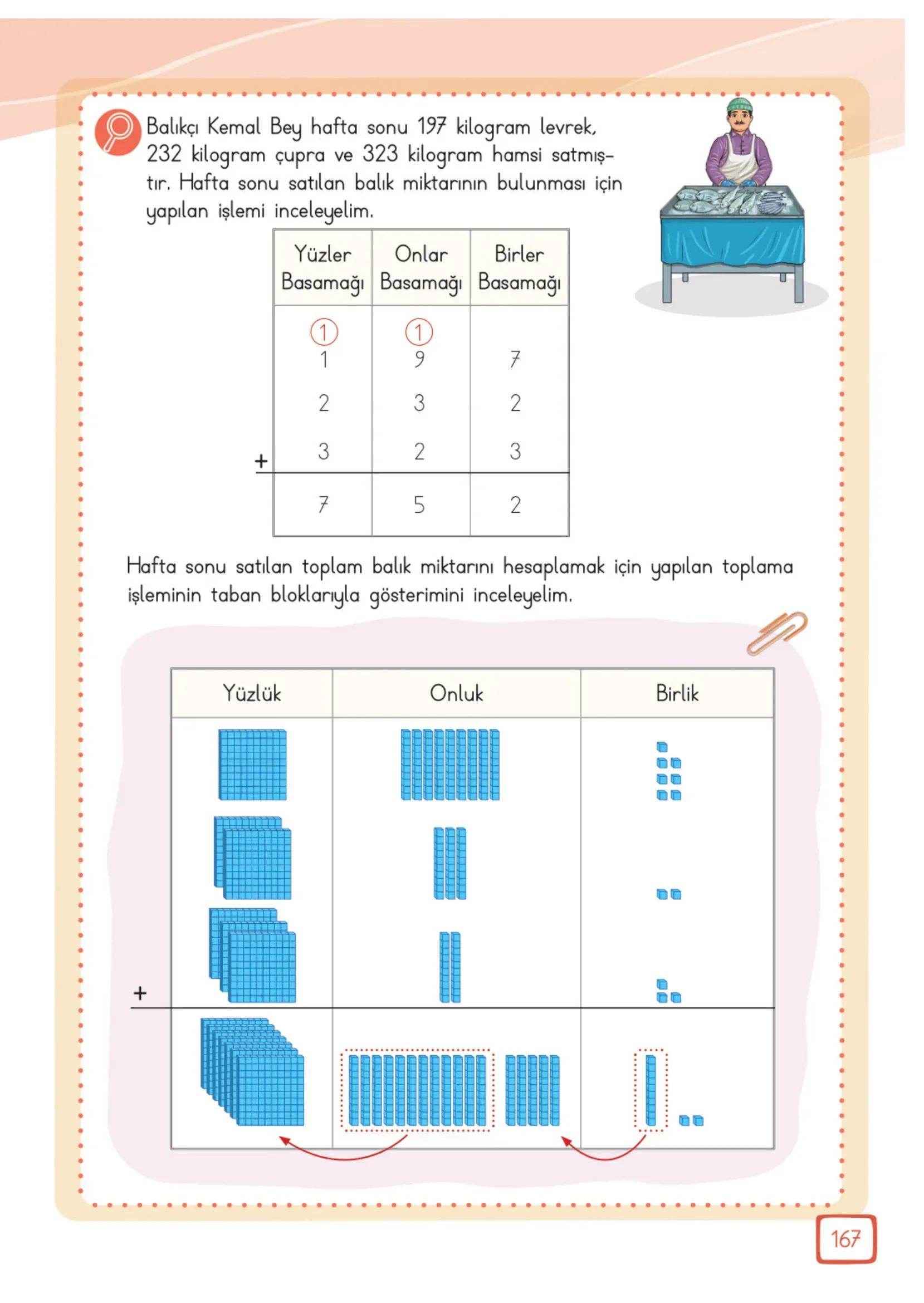 3. Sınıf Matematik Ders Kitabı Cevapları Meb Yayınları 1. Kitap Sayfa 167