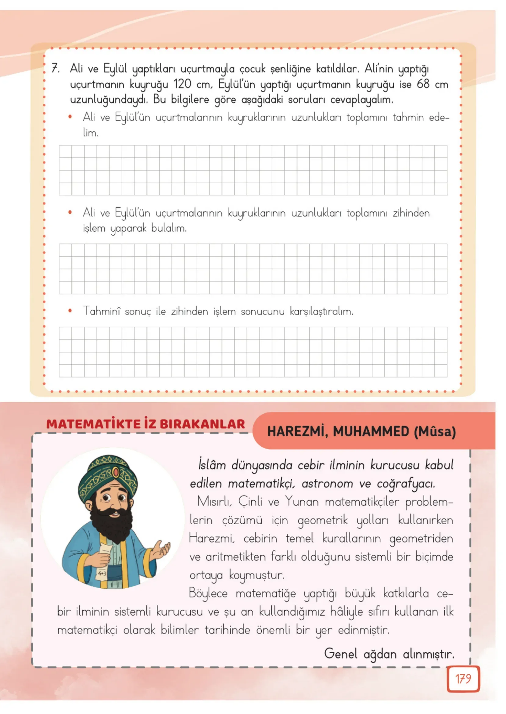 3. Sınıf Matematik Ders Kitabı Cevapları Meb Yayınları 1. Kitap Sayfa 179