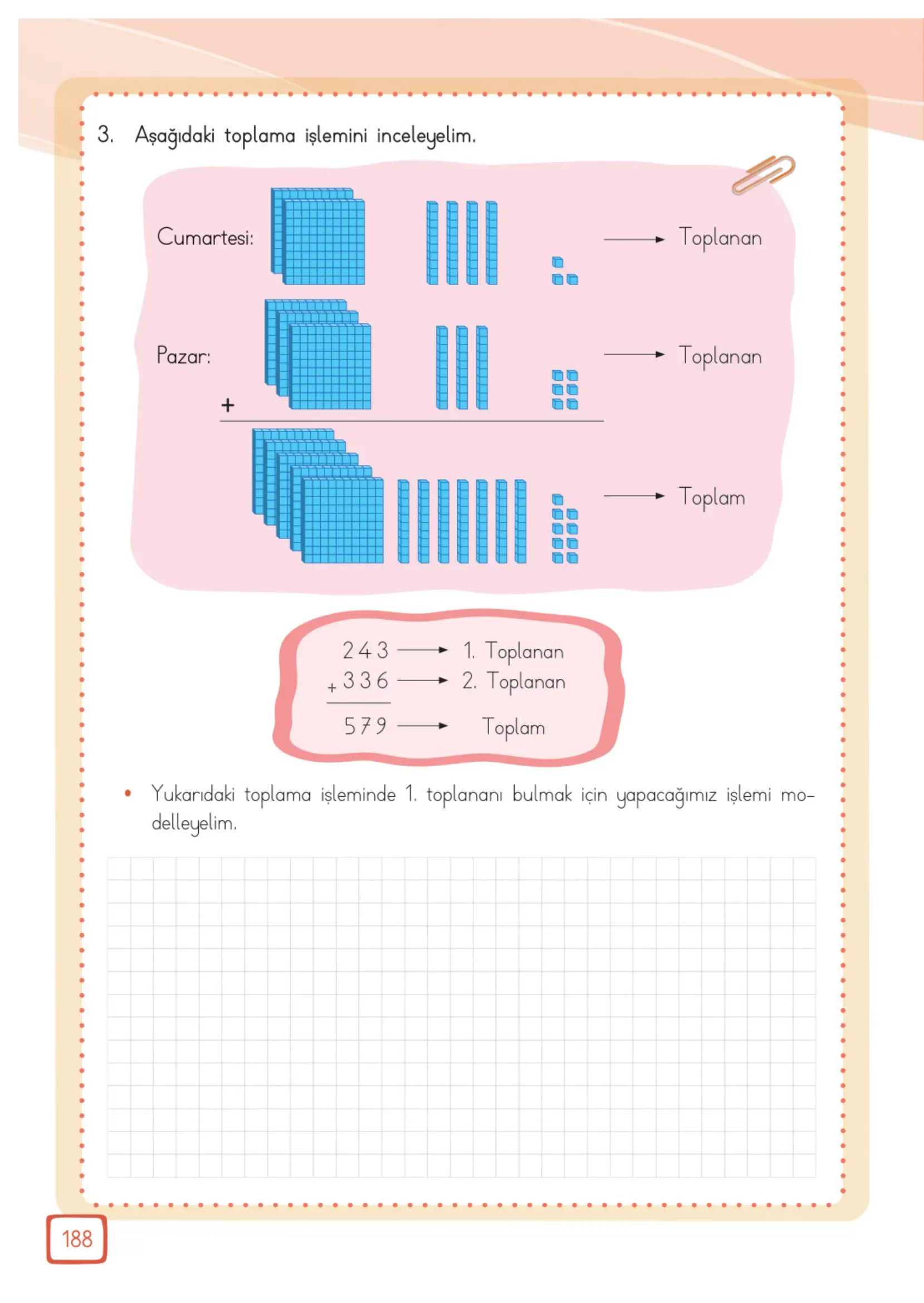 3. Sınıf Matematik Ders Kitabı Cevapları Meb Yayınları 1. Kitap Sayfa 188