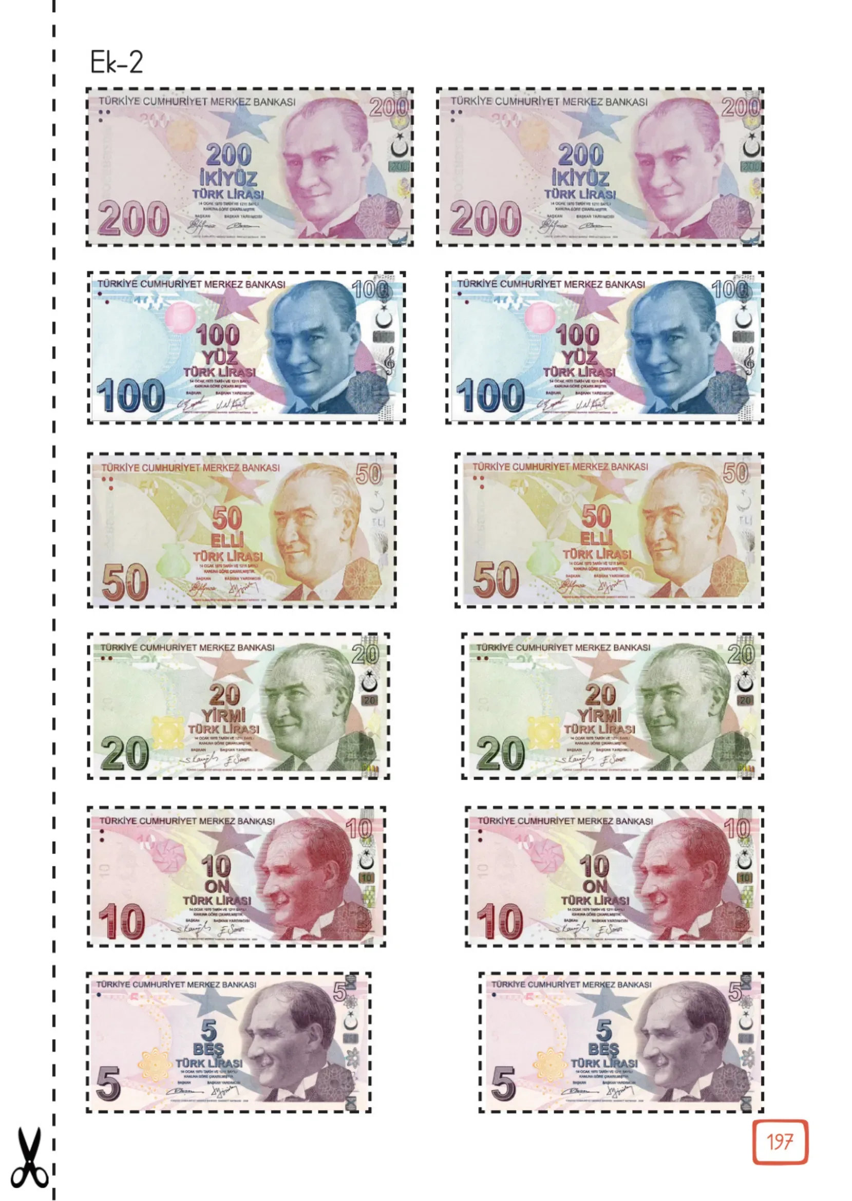 3. Sınıf Matematik Ders Kitabı Cevapları Meb Yayınları 1. Kitap Sayfa 197
