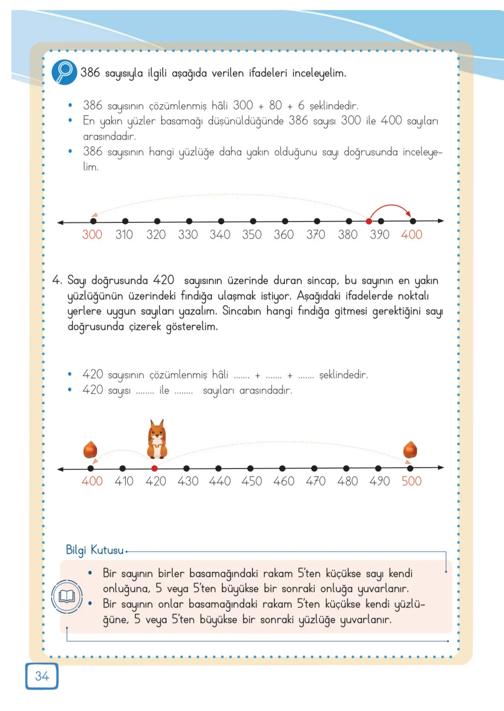 3. Sınıf Matematik Ders Kitabı Cevapları Meb Yayınları 1. Kitap Sayfa 34