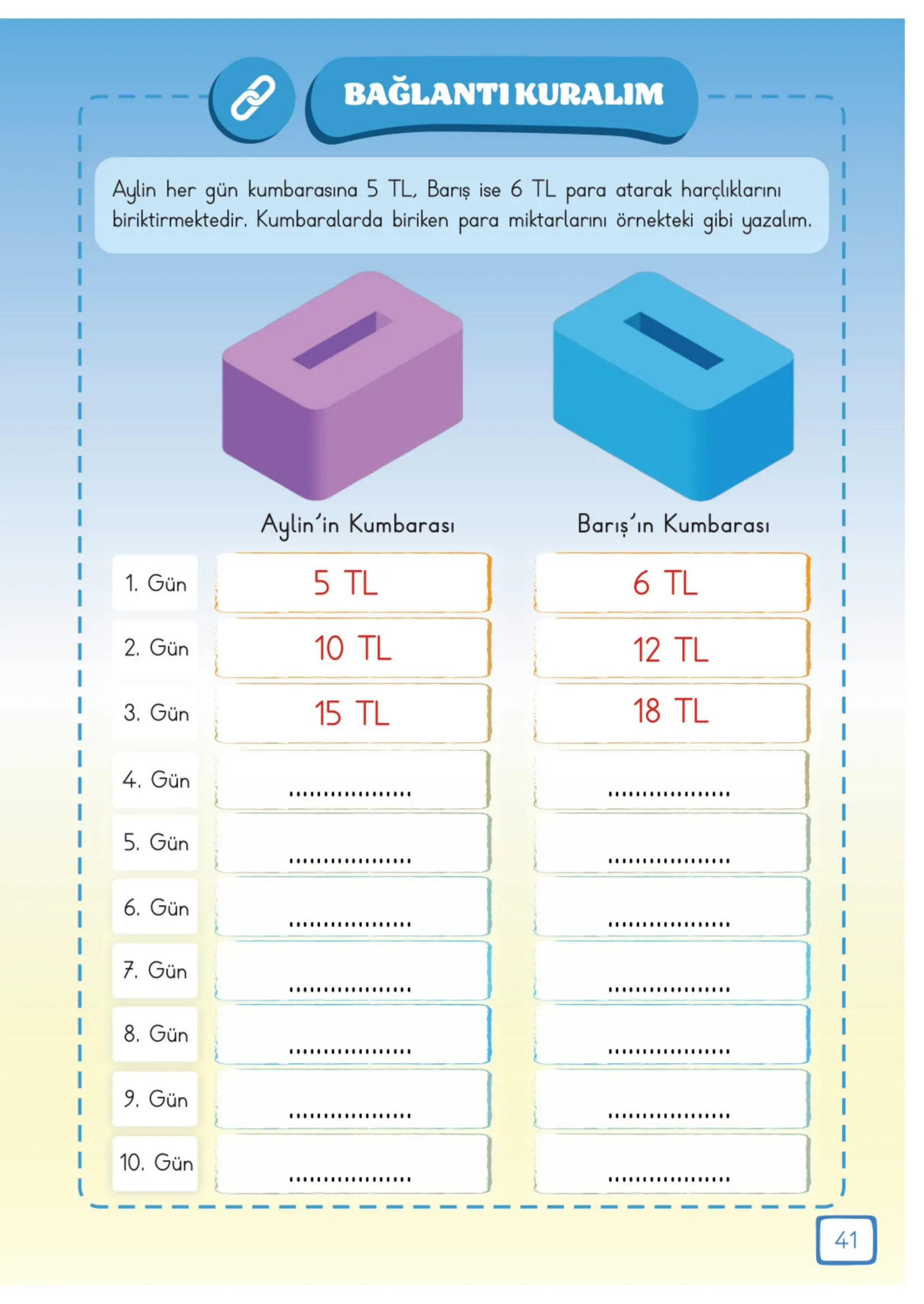 3. Sınıf Matematik Ders Kitabı Cevapları Meb Yayınları 1. Kitap Sayfa 41