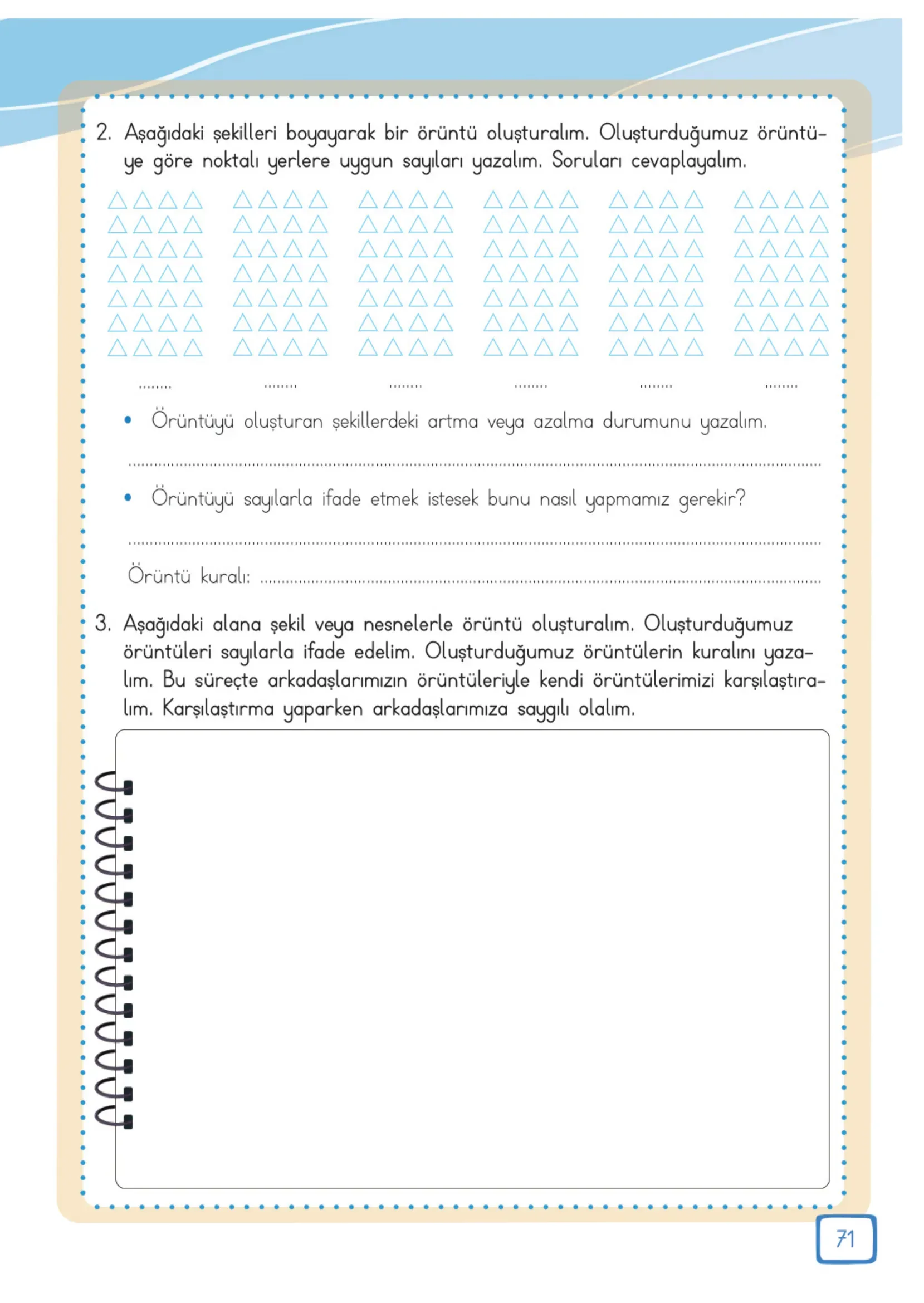 3. Sınıf Matematik Ders Kitabı Cevapları Meb Yayınları 1. Kitap Sayfa 71