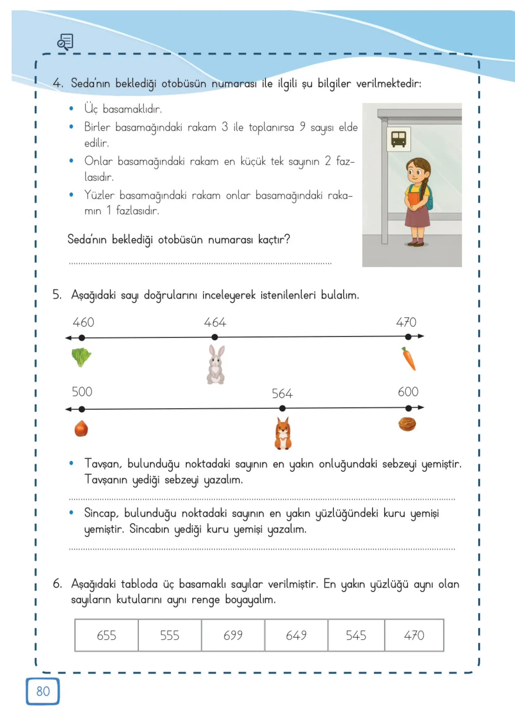 3. Sınıf Matematik Ders Kitabı Cevapları Meb Yayınları 1. Kitap Sayfa 80