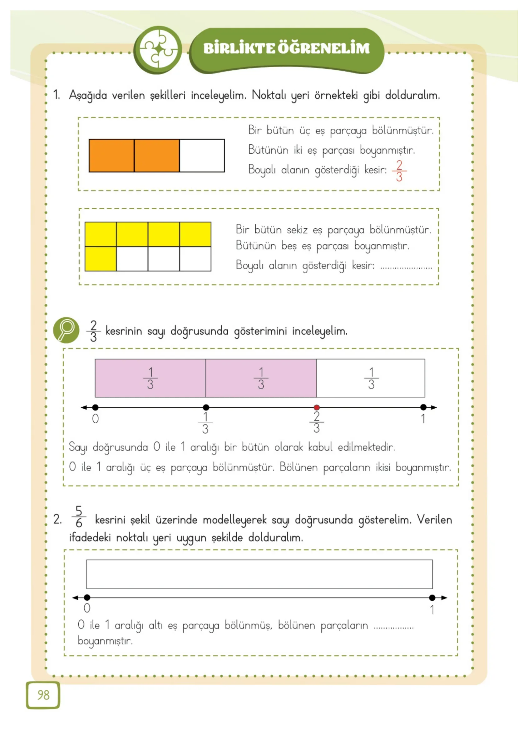 3. Sınıf Matematik Ders Kitabı Cevapları Meb Yayınları 1. Kitap Sayfa 98