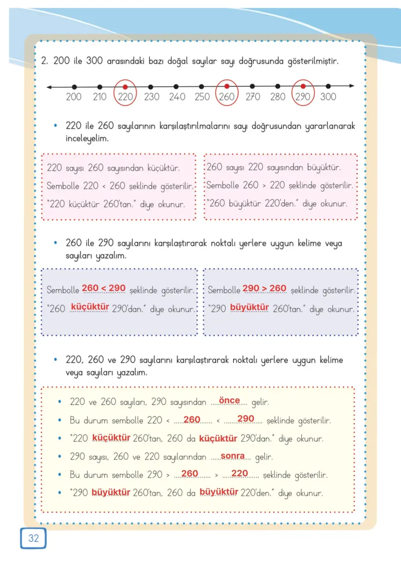 3. Sınıf Matematik Ders Kitabı Cevapları Meb Yayınları 1. Kitap Sayfa 32 Çözüm Görseli