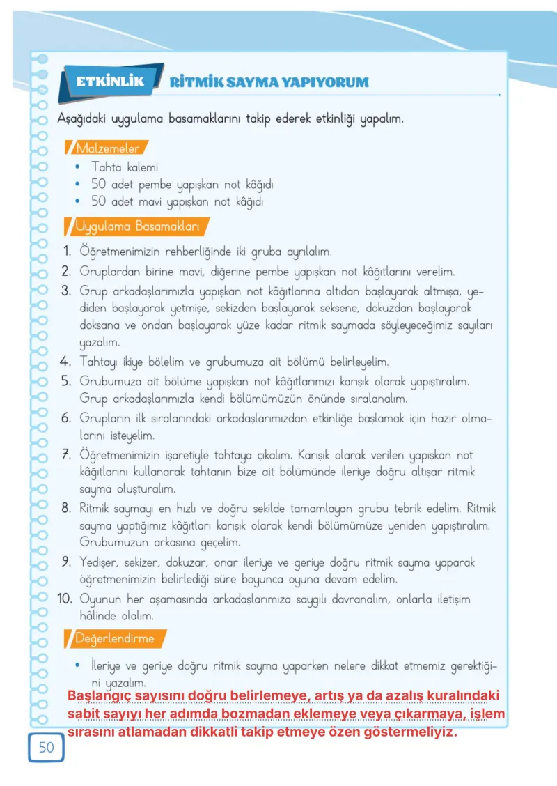 3. Sınıf Matematik Ders Kitabı Cevapları Meb Yayınları 1. Kitap Sayfa 50 Çözüm Görseli