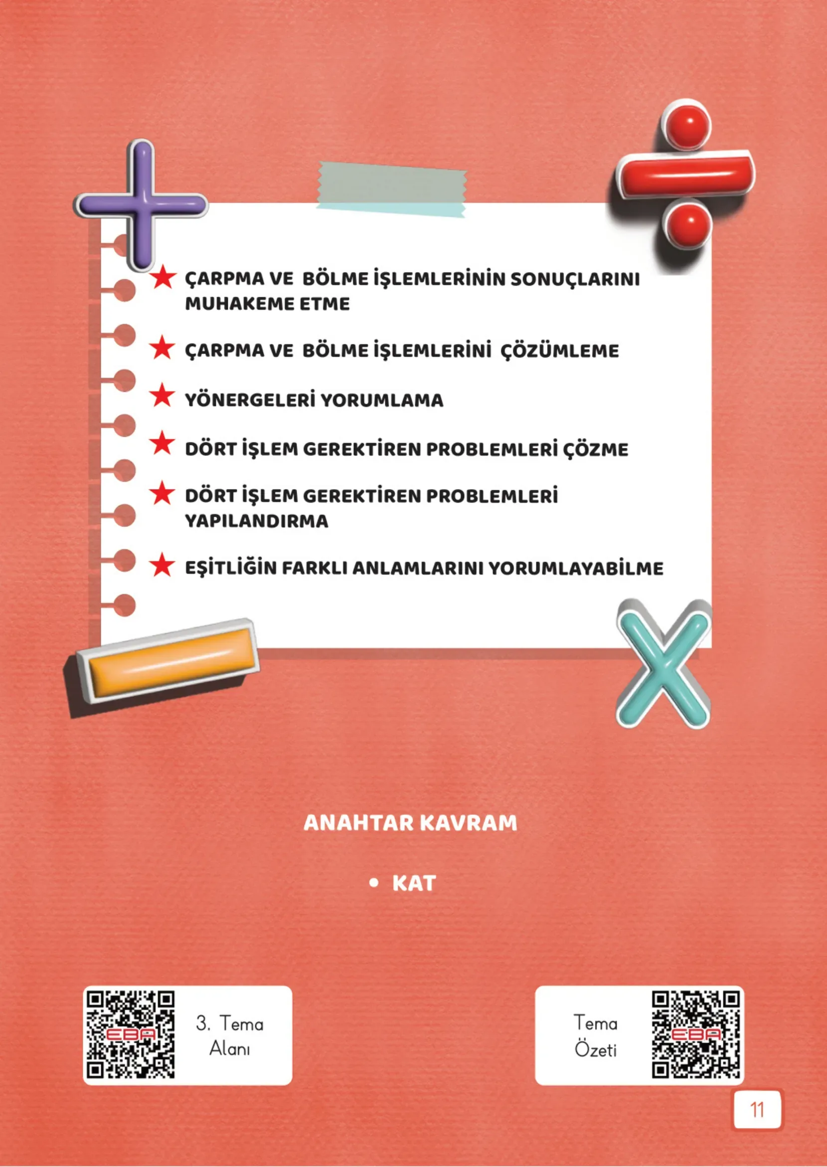 3. Sınıf Matematik Ders Kitabı Cevapları Meb Yayınları 2. Kitap Sayfa 11
