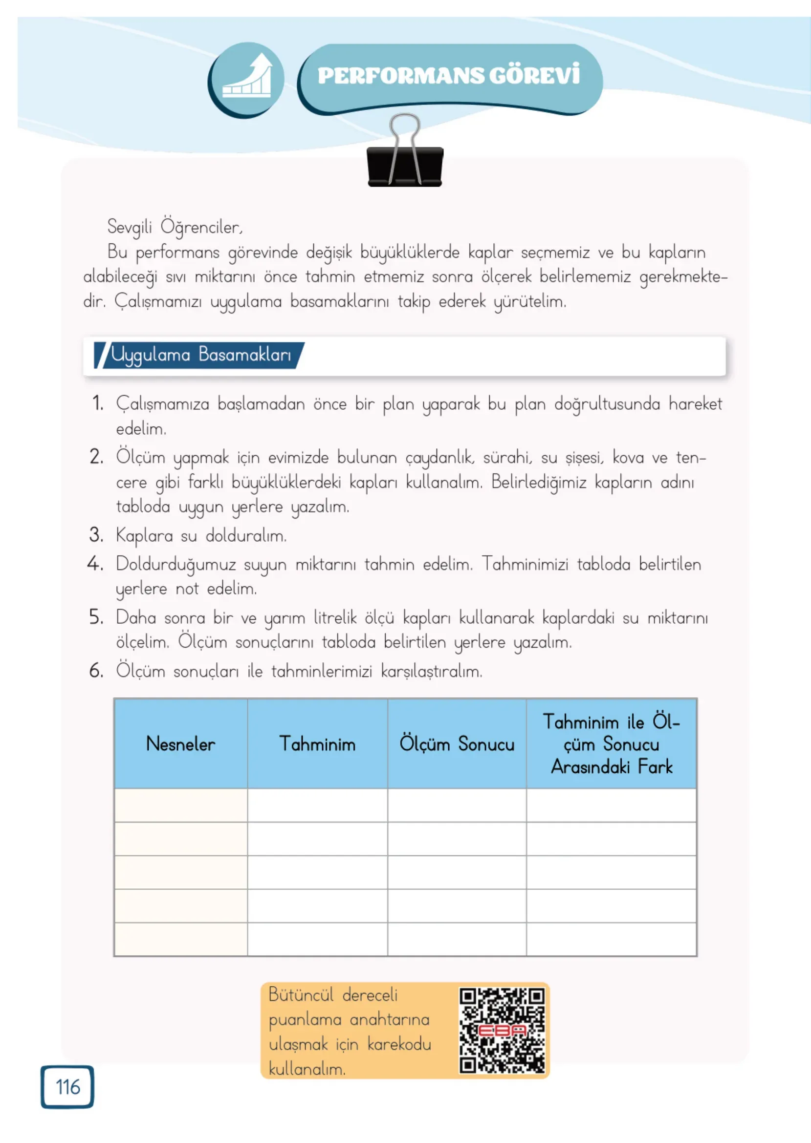 3. Sınıf Matematik Ders Kitabı Cevapları Meb Yayınları 2. Kitap Sayfa 116