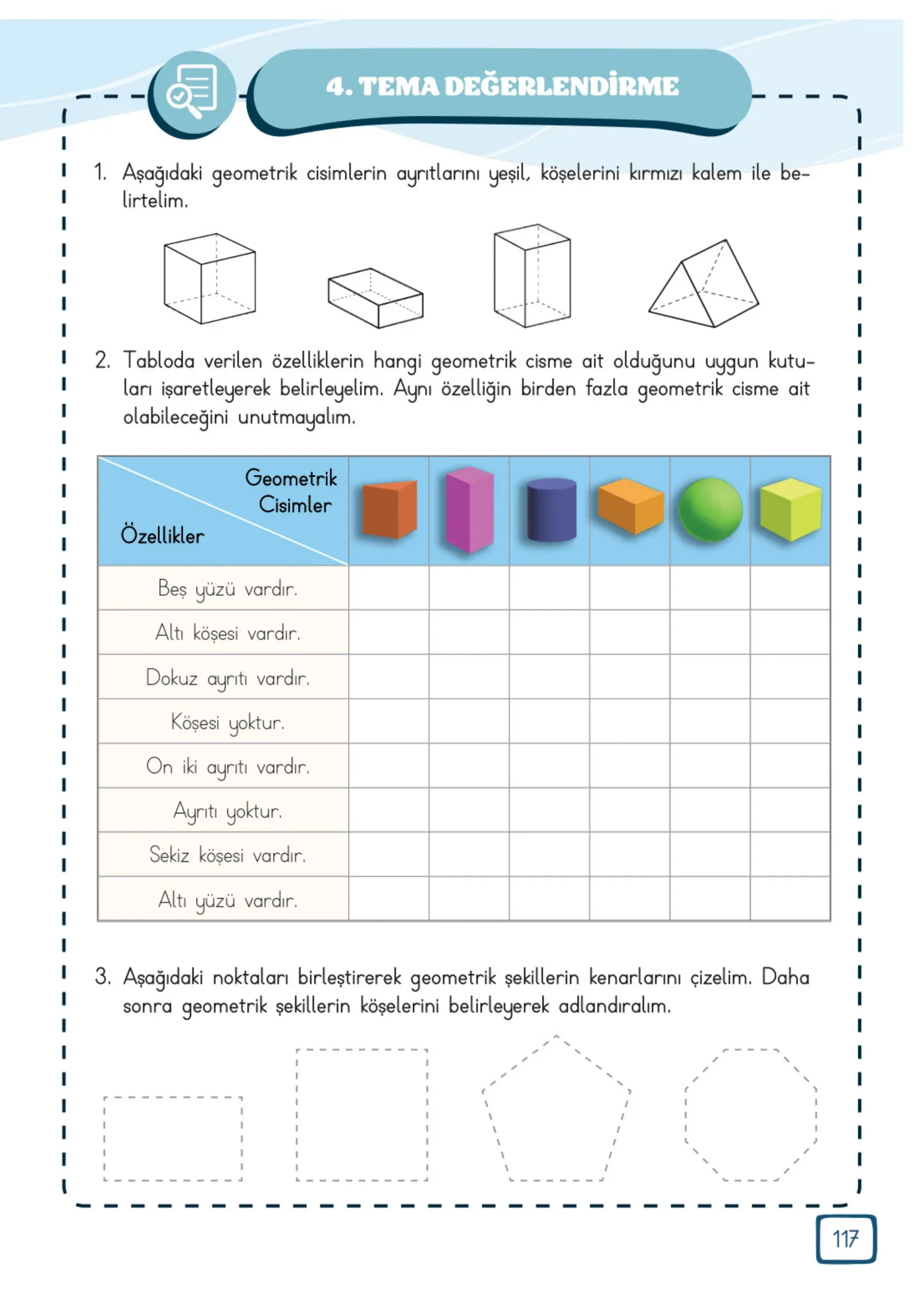 3. Sınıf Matematik Ders Kitabı Cevapları Meb Yayınları 2. Kitap Sayfa 117