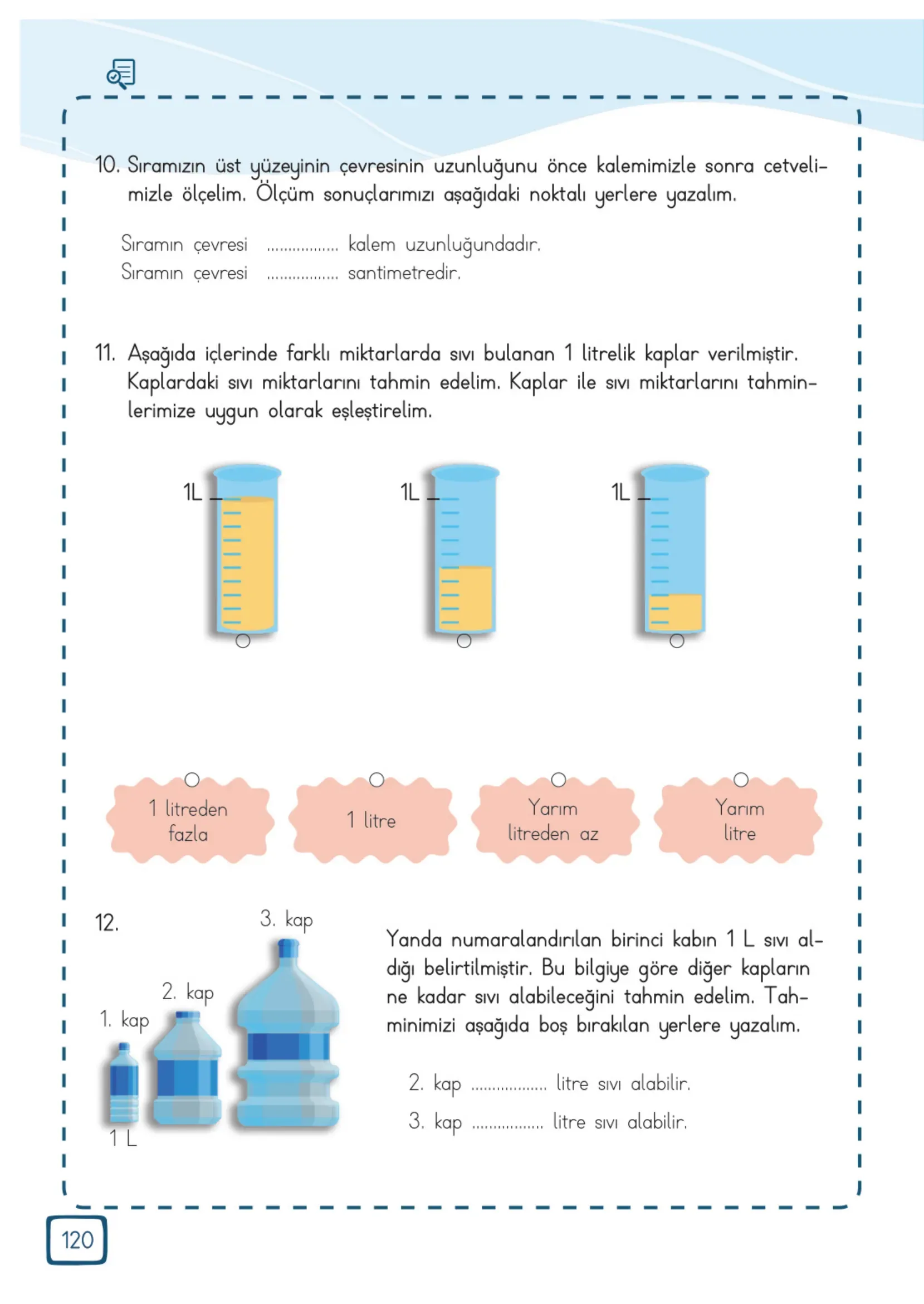 3. Sınıf Matematik Ders Kitabı Cevapları Meb Yayınları 2. Kitap Sayfa 120