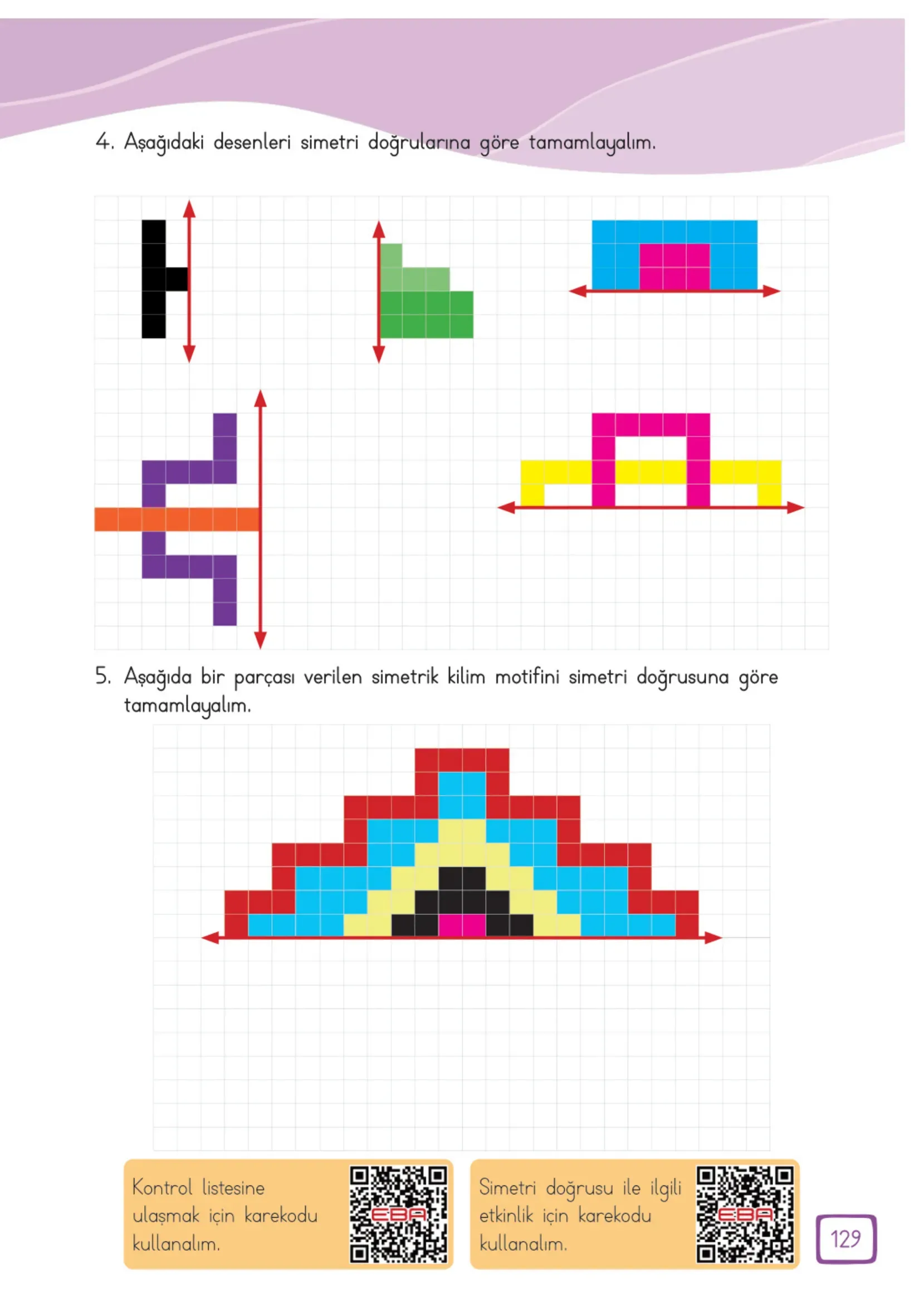 3. Sınıf Matematik Ders Kitabı Cevapları Meb Yayınları 2. Kitap Sayfa 129