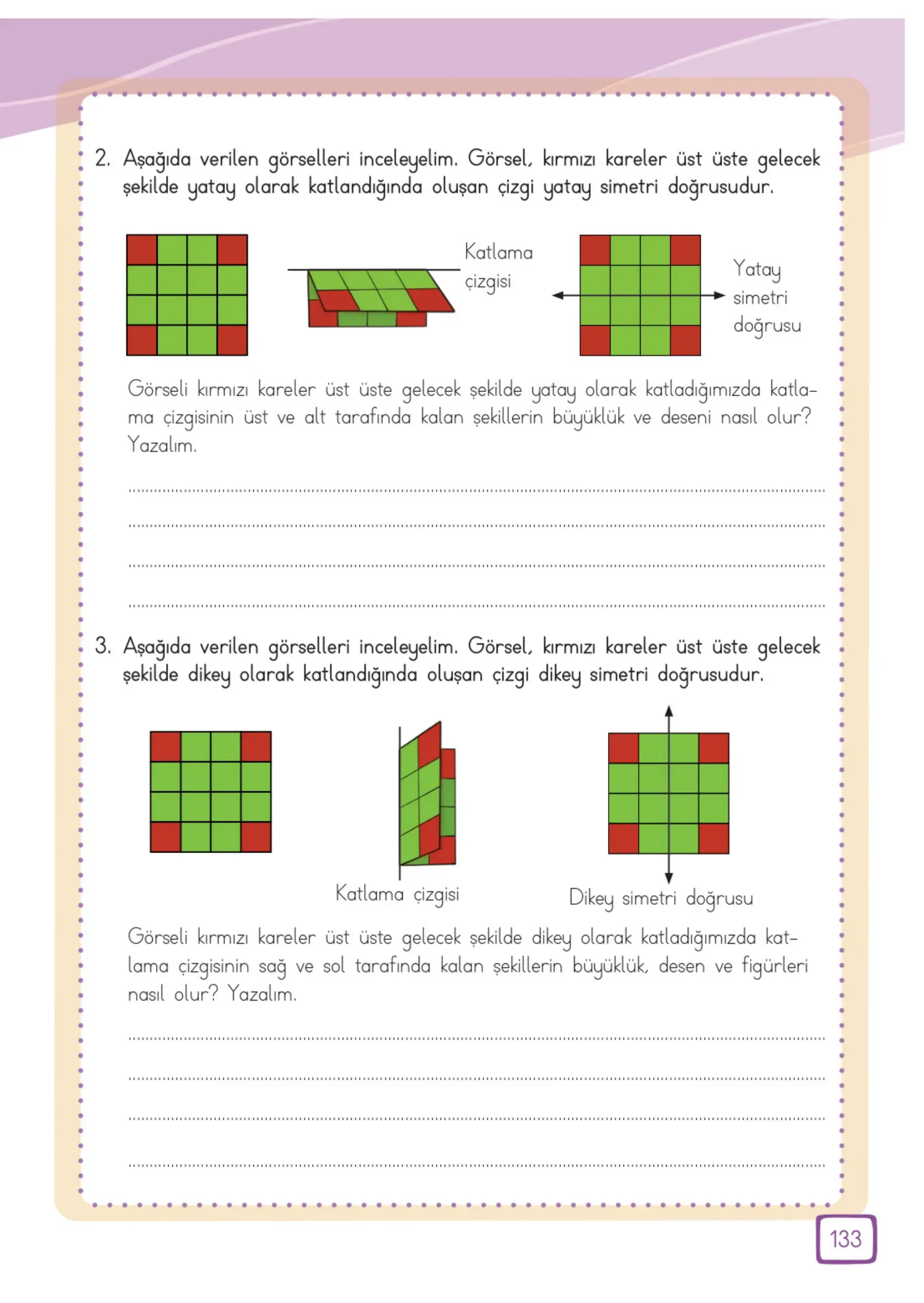 3. Sınıf Matematik Ders Kitabı Cevapları Meb Yayınları 2. Kitap Sayfa 133