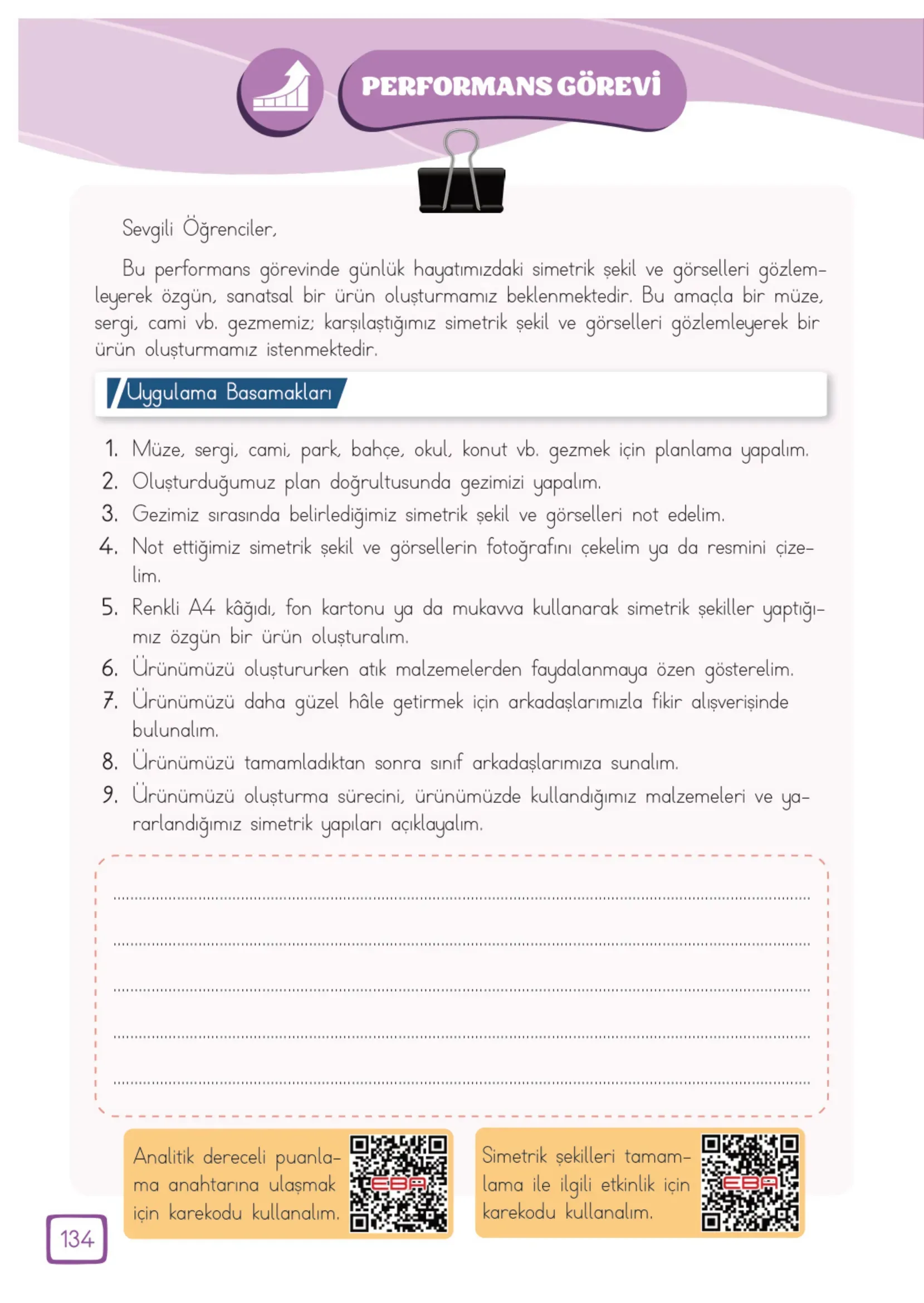 3. Sınıf Matematik Ders Kitabı Cevapları Meb Yayınları 2. Kitap Sayfa 134