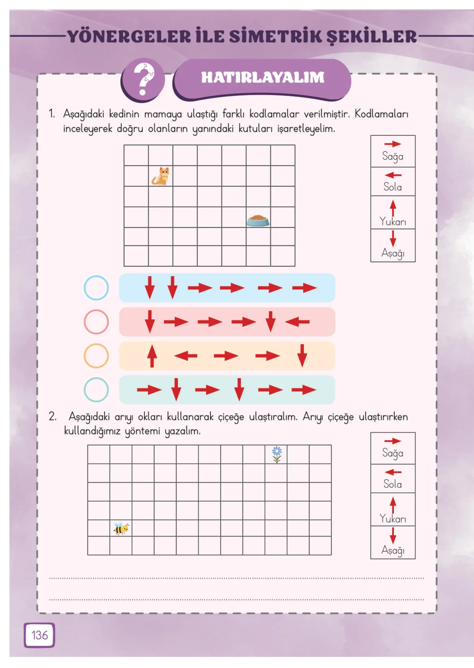 3. Sınıf Matematik Ders Kitabı Cevapları Meb Yayınları 2. Kitap Sayfa 136