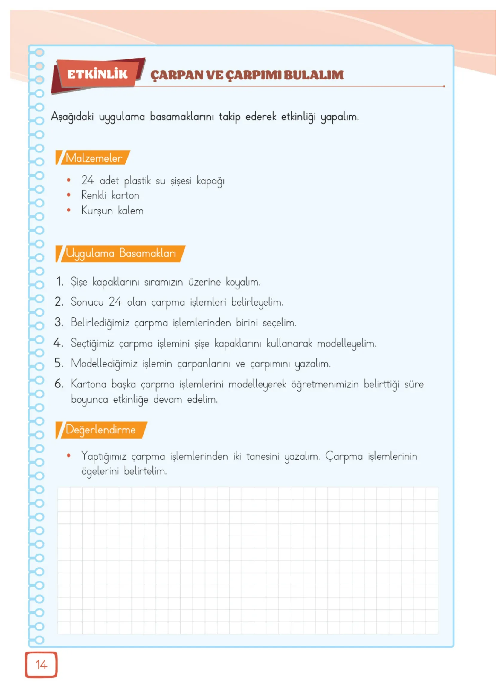 3. Sınıf Matematik Ders Kitabı Cevapları Meb Yayınları 2. Kitap Sayfa 14